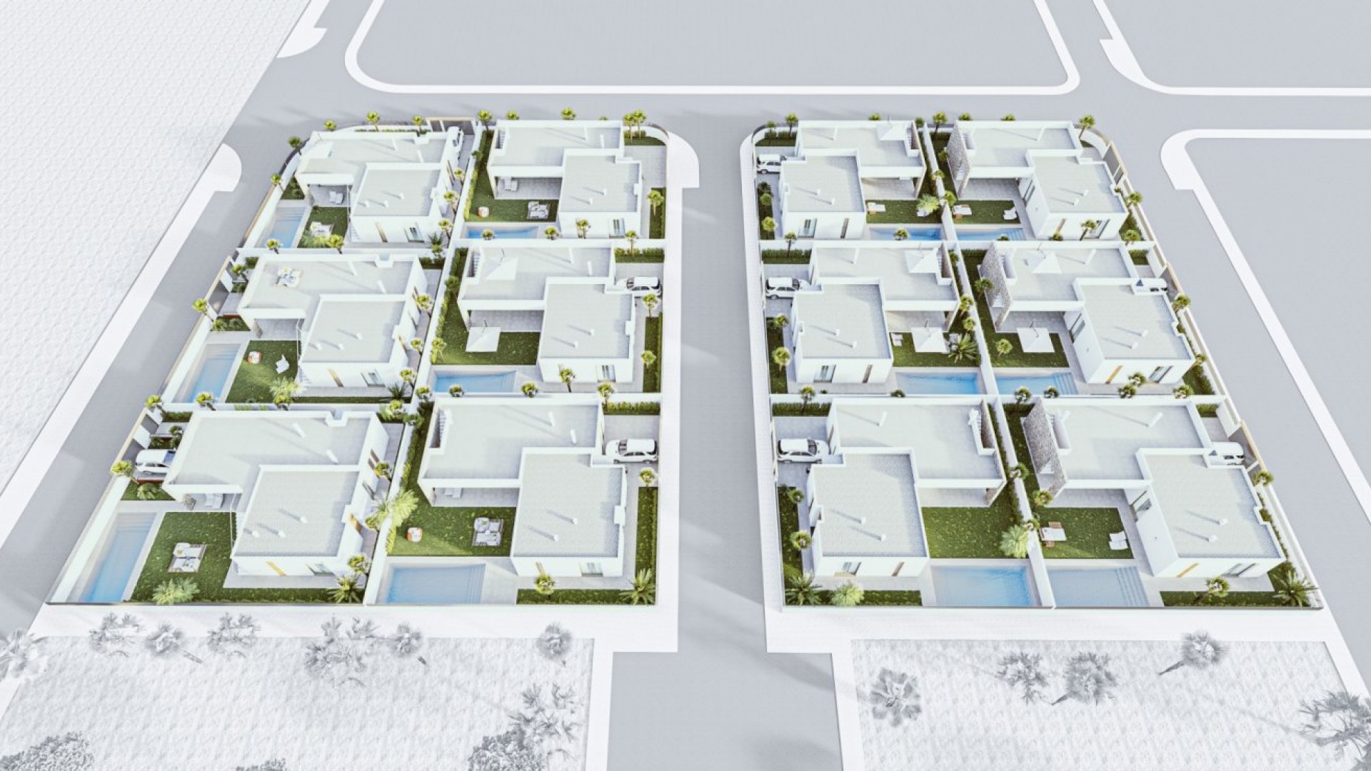 Nouvelle construction - Vrijstaande Villa -
Cartagena - Mar de Cristal