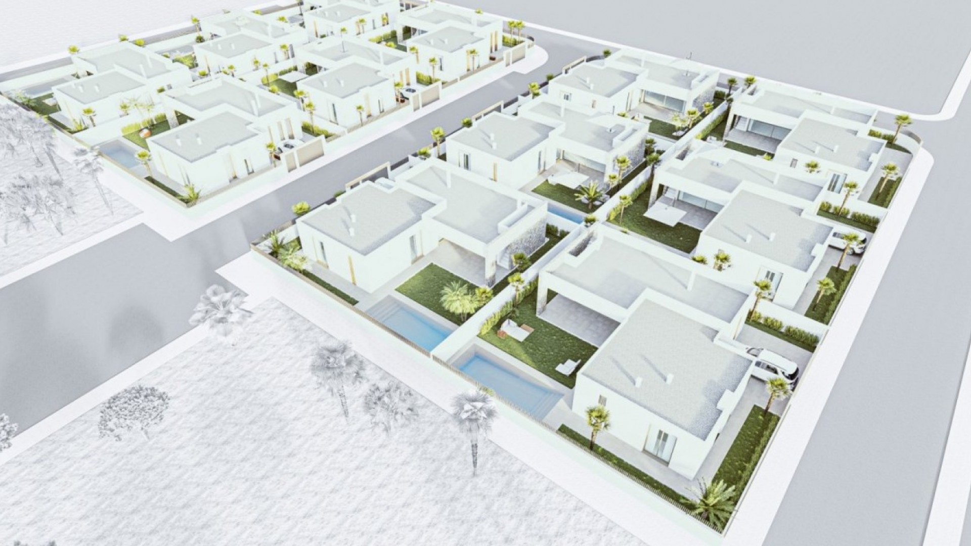 Nouvelle construction - Vrijstaande Villa -
Cartagena - Mar de Cristal