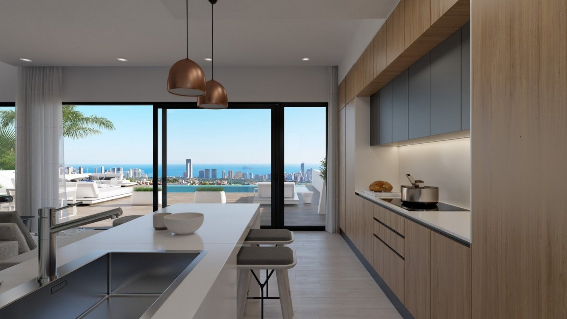 Nouvelle construction - Vrijstaande Villa -
Finestrat - Campana garden