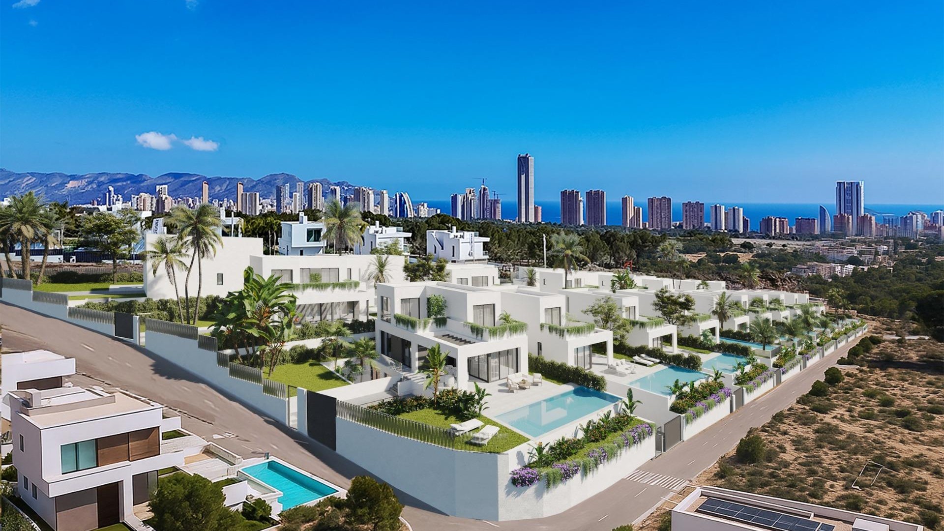 Nouvelle construction - Vrijstaande Villa -
Finestrat - Sierra cortina