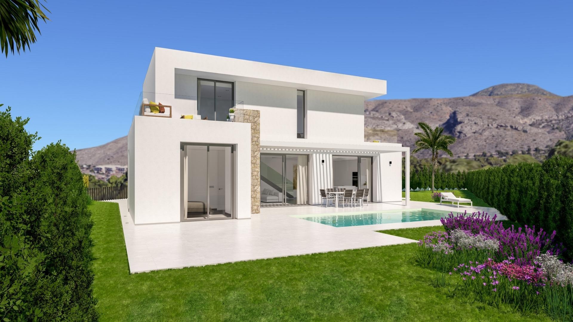Nouvelle construction - Vrijstaande Villa -
Finestrat - Sierra cortina