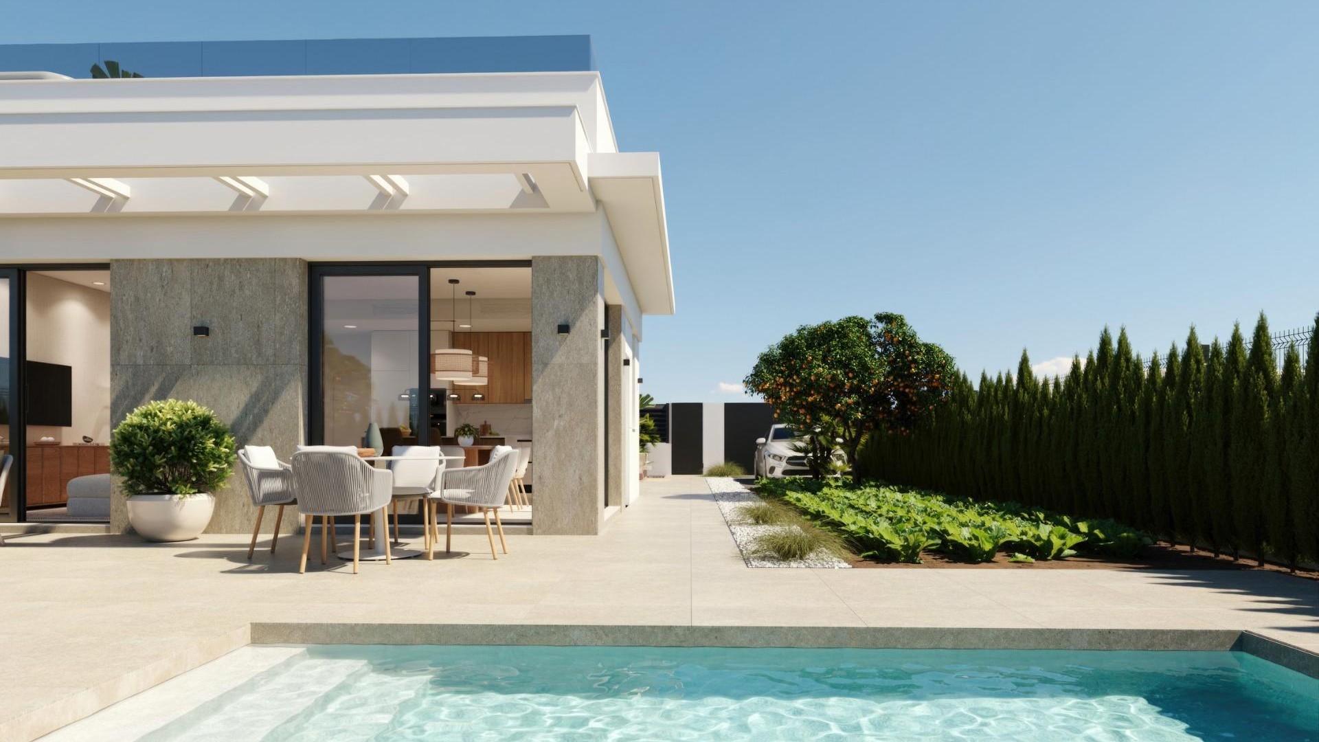 Nouvelle construction - Vrijstaande Villa -
Fuente Álamo - Hacienda Del Álamo Golf