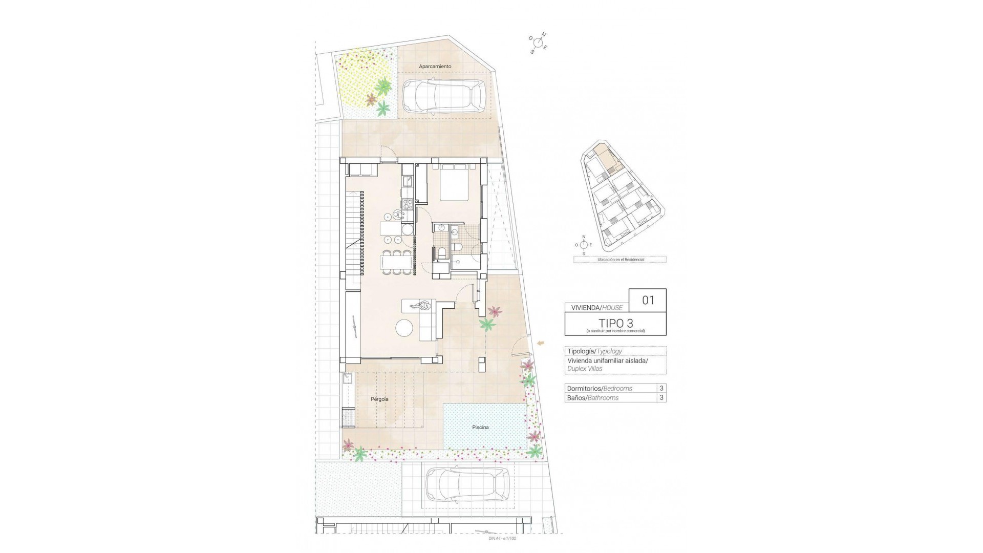 Nouvelle construction - Vrijstaande Villa -
Hondón de las Nieves - Centro