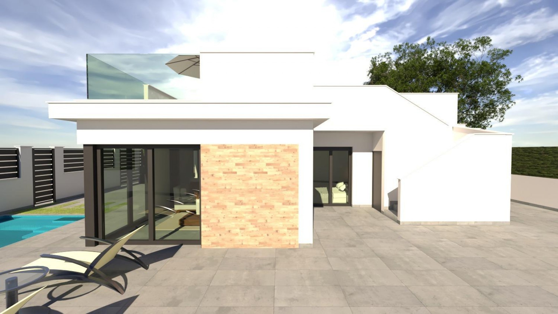 Nouvelle construction - Vrijstaande Villa -
Los Alcazares - La Concha