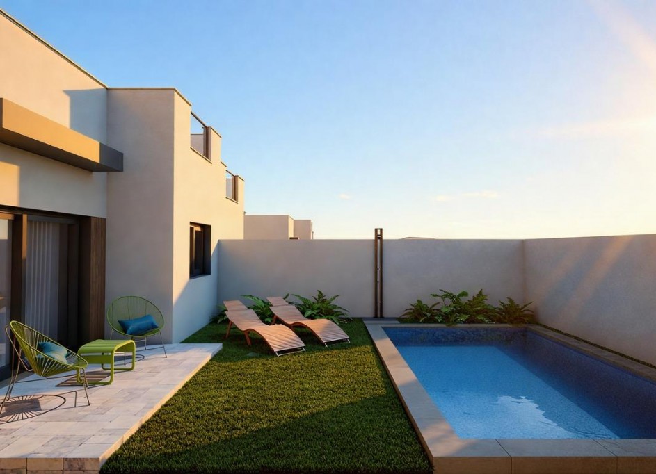 Nouvelle construction - Vrijstaande Villa -
Mazarron - Country Club