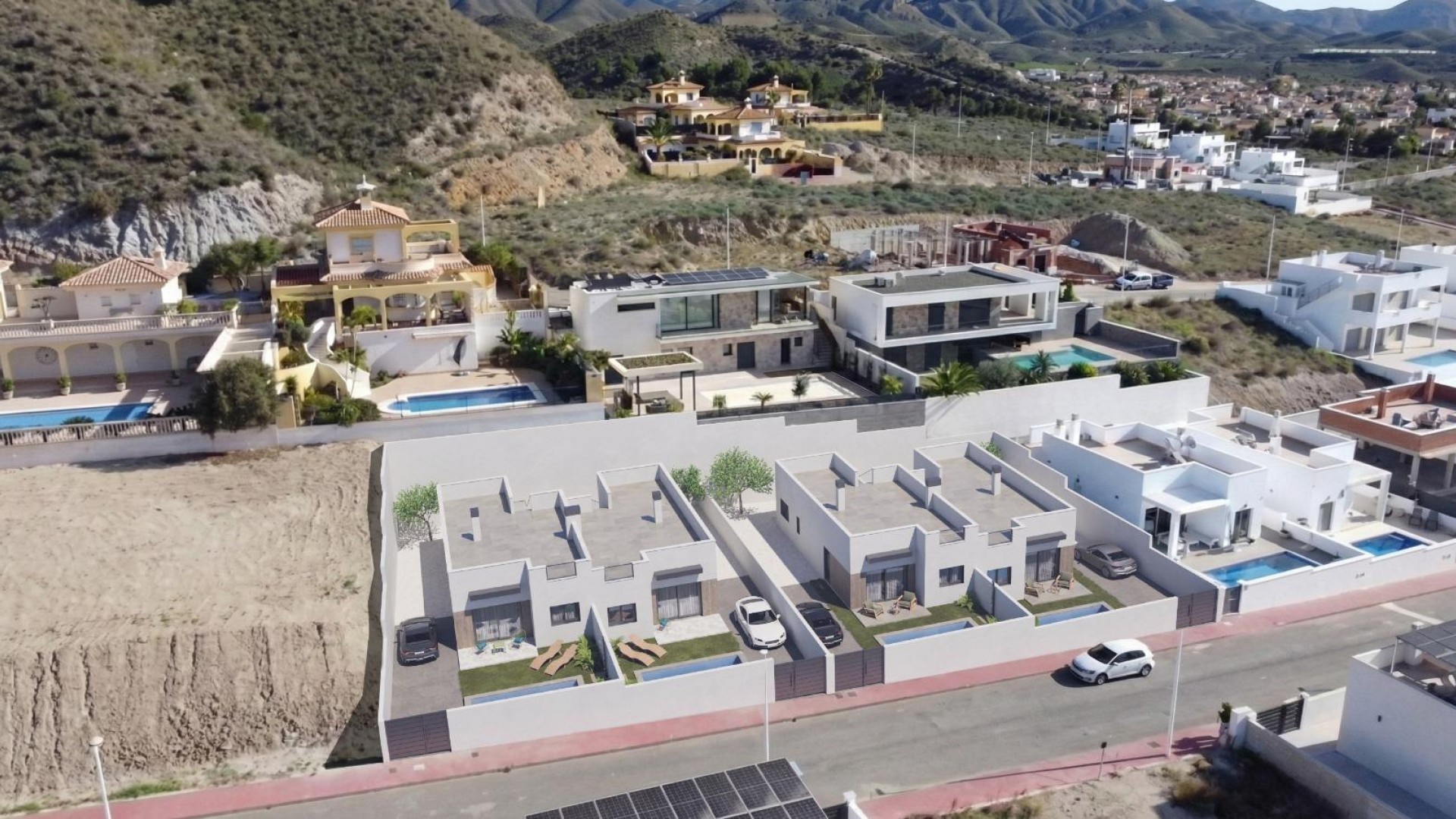 Nouvelle construction - Vrijstaande Villa -
Mazarron - Country Club