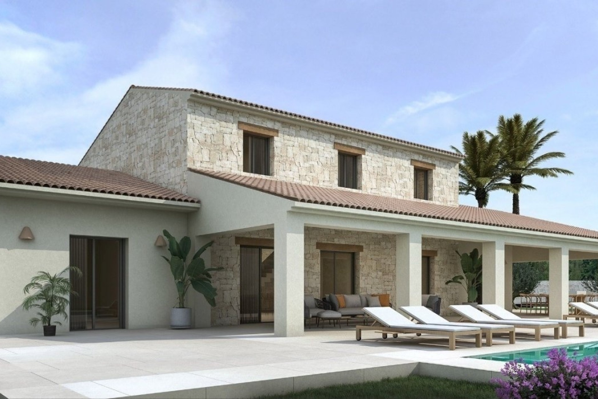 Nouvelle construction - Vrijstaande Villa -
Moraira - Fustera