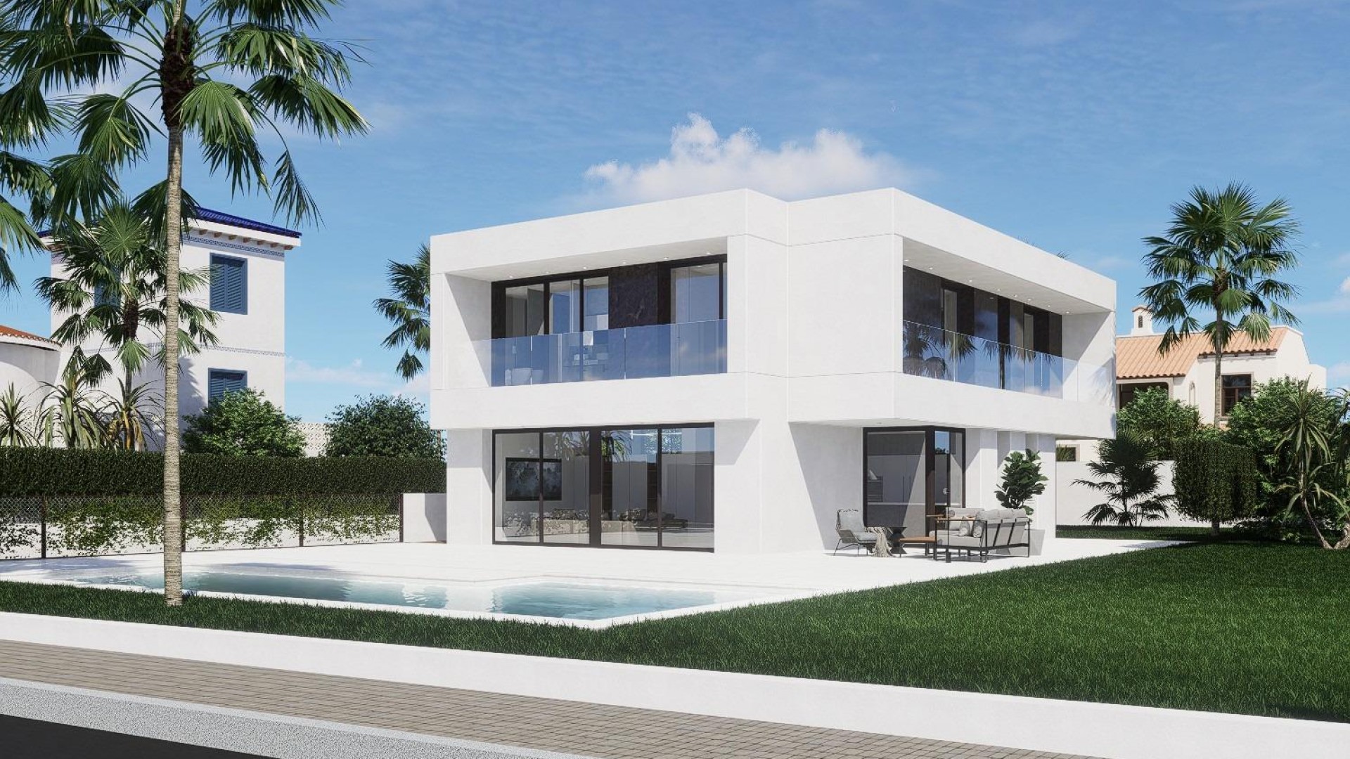 Nouvelle construction - Vrijstaande Villa -
Orihuela Costa - La Zenia