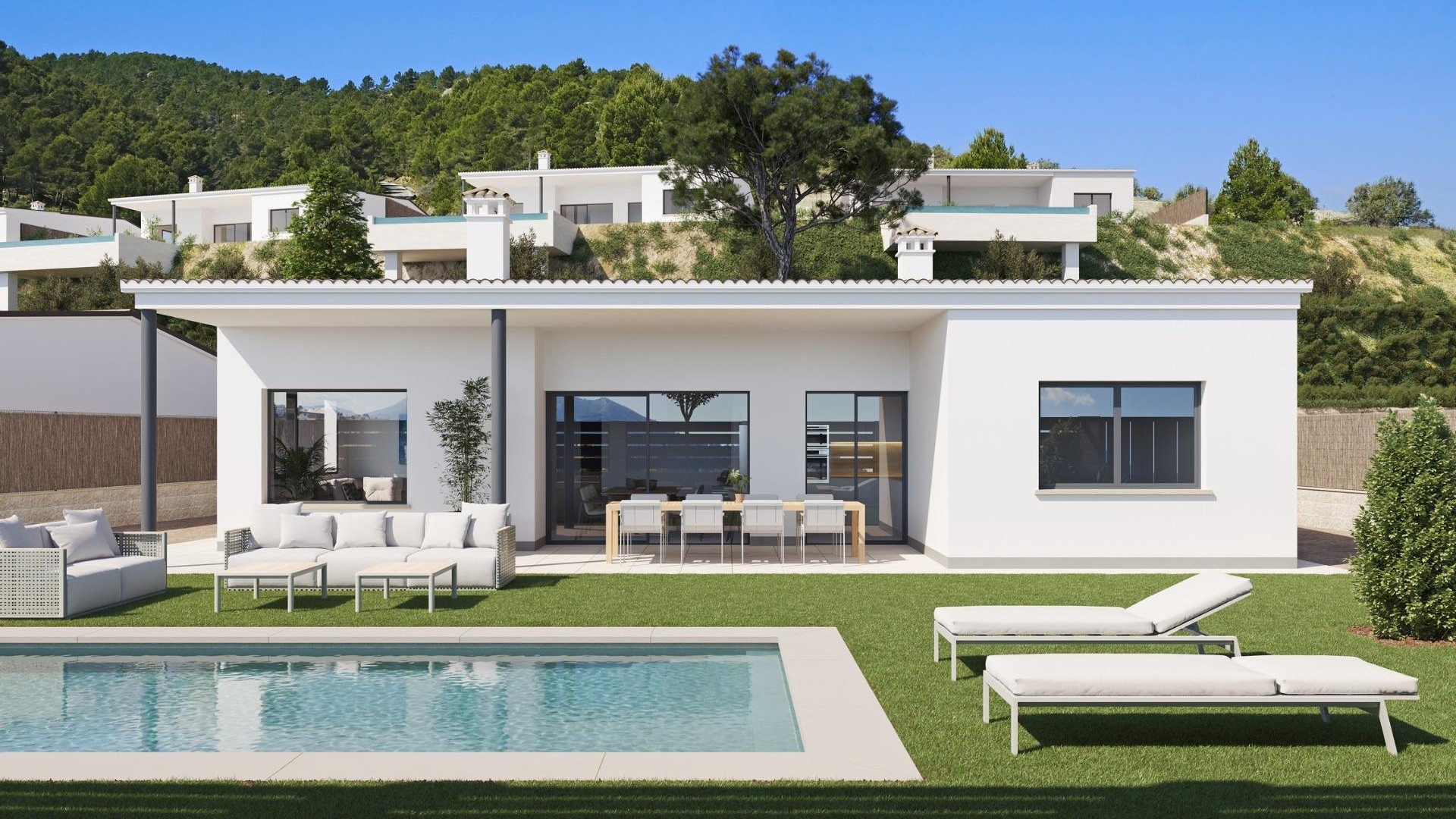 Nouvelle construction - Vrijstaande Villa -
Penàguila - El Olivar
