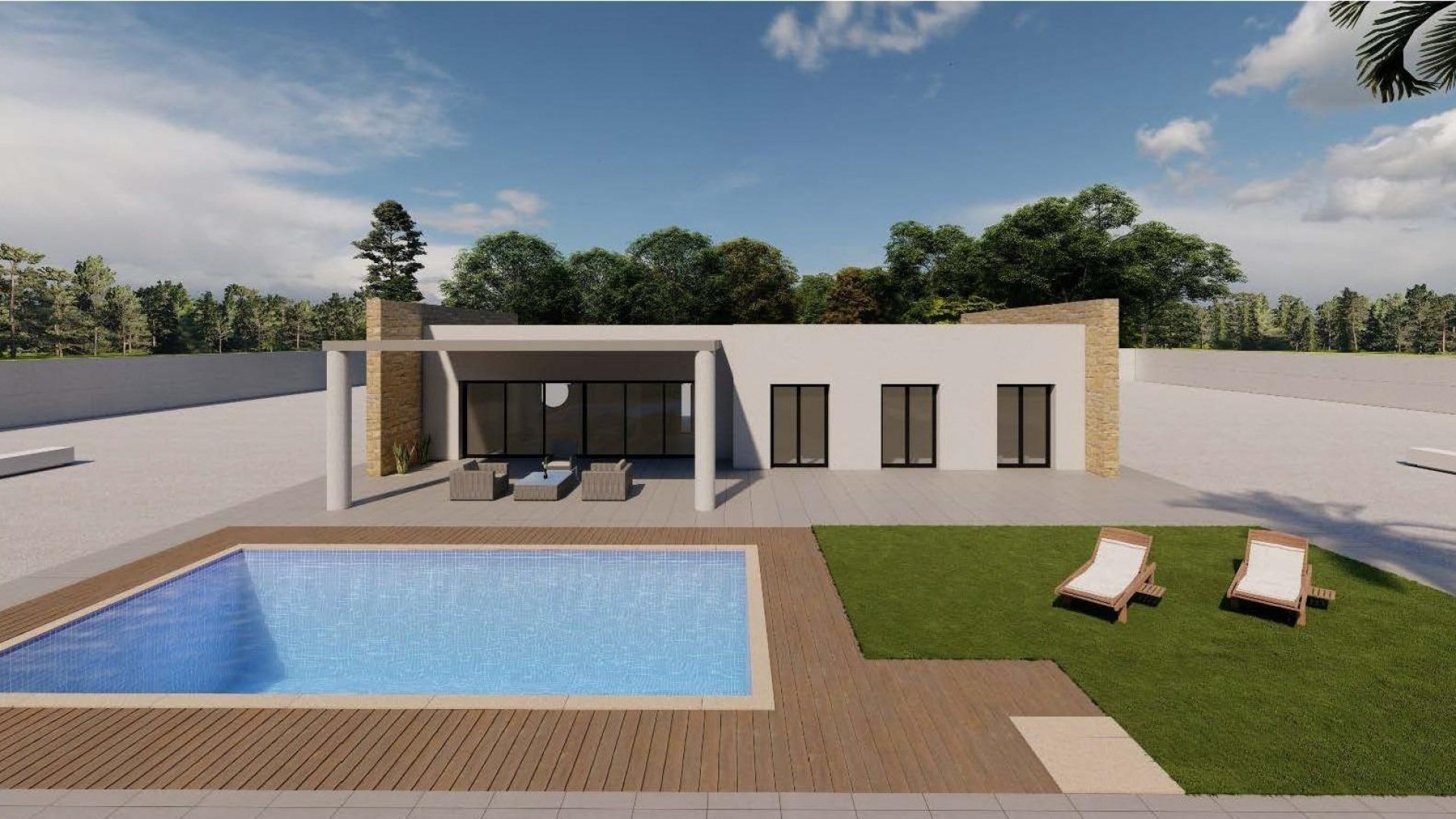 Nouvelle construction - Vrijstaande Villa -
Pinoso - Campo