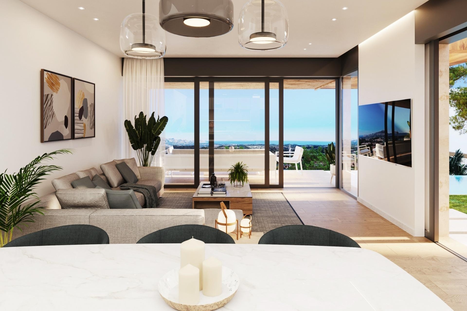 Nouvelle construction - Vrijstaande Villa -
Polop - PAU 1