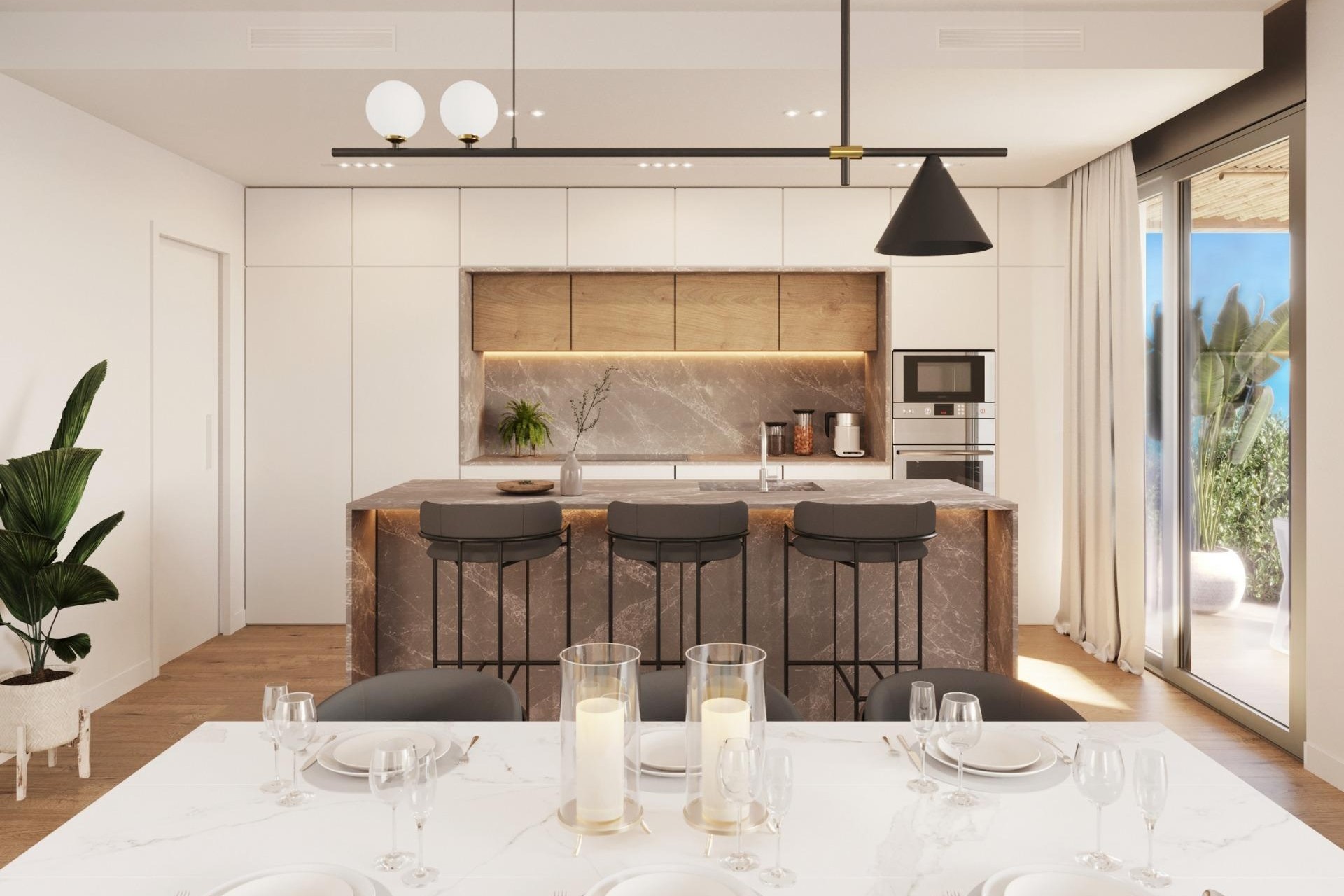 Nouvelle construction - Vrijstaande Villa -
Polop - PAU 1