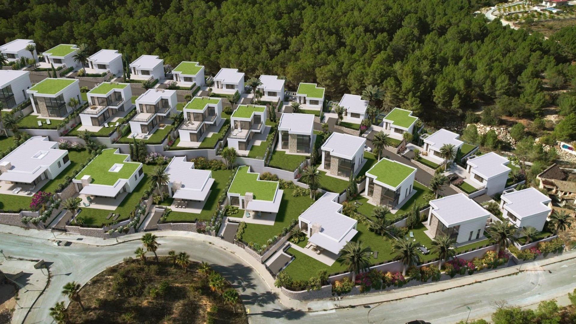 Nouvelle construction - Vrijstaande Villa -
Polop - Pla De Cantal