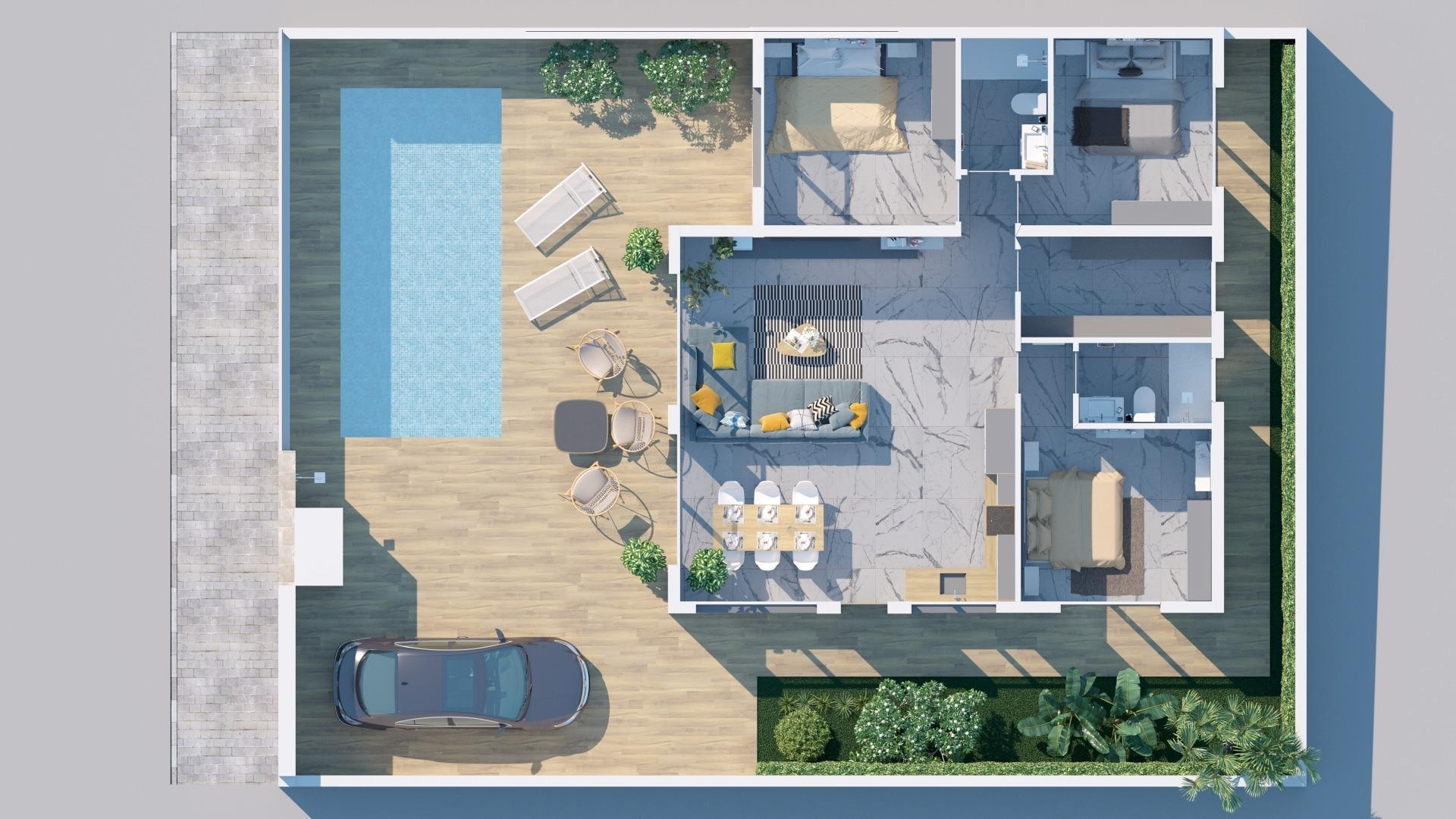 Nouvelle construction - Vrijstaande Villa -
Rojales - La Marquesa