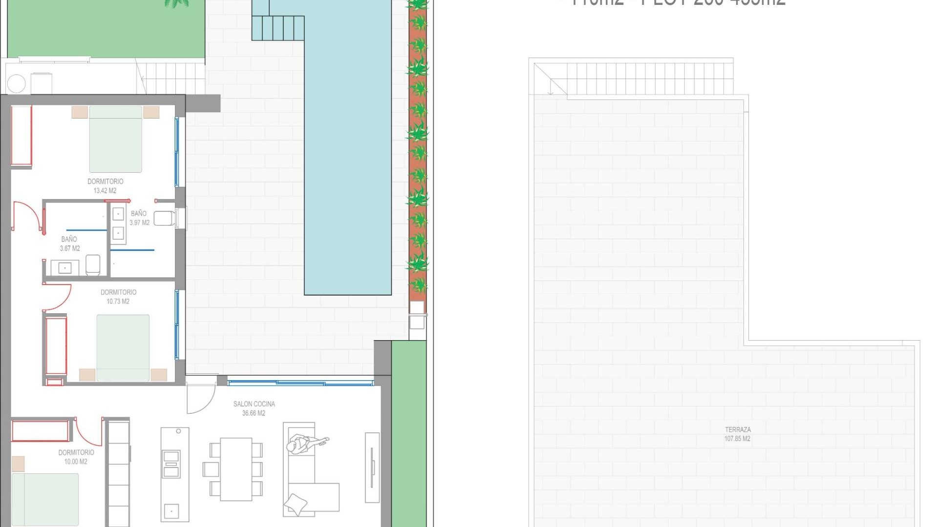Nouvelle construction - Vrijstaande Villa -
San Javier - Parque del doce