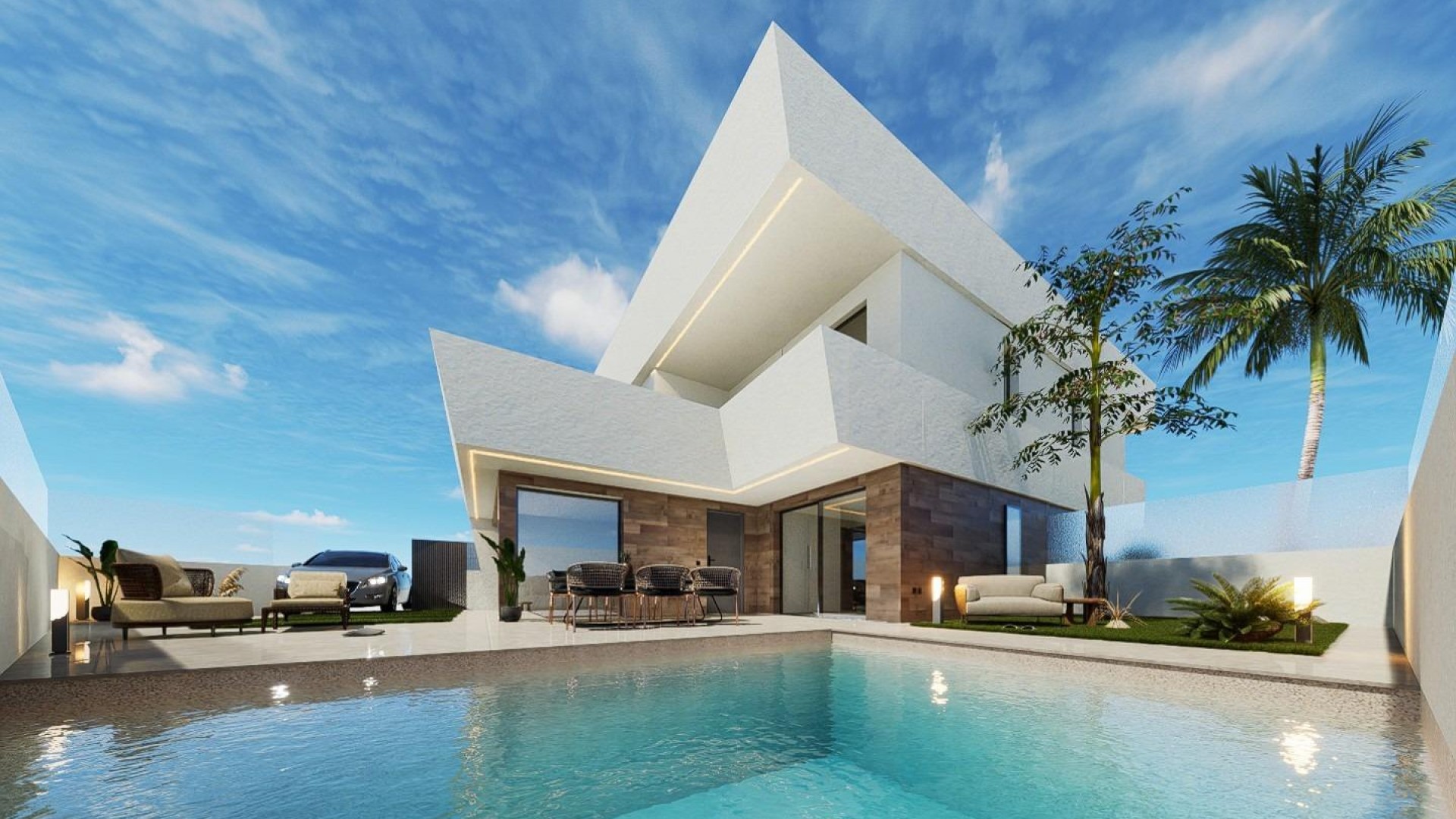 Nouvelle construction - Vrijstaande Villa -
San Pedro del Pinatar - Center