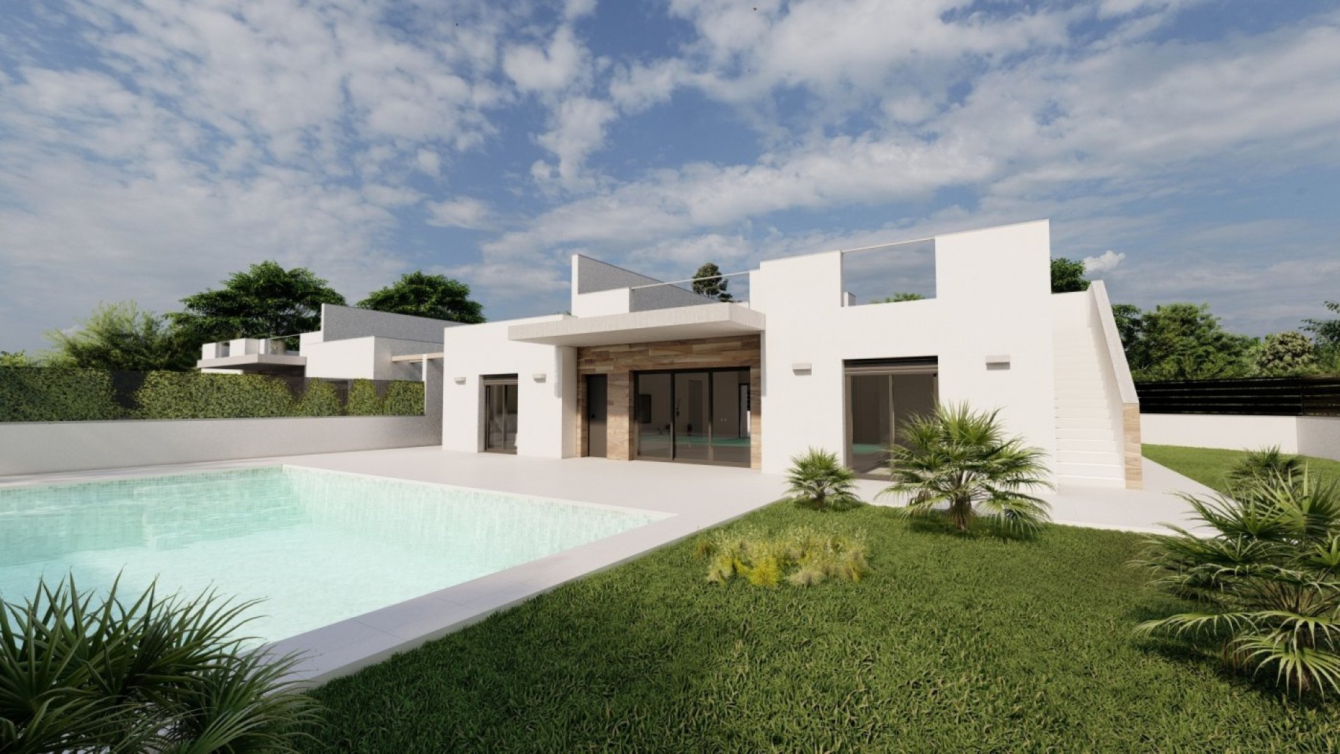Nouvelle construction - Vrijstaande Villa -
Torre Pacheco - Roldán