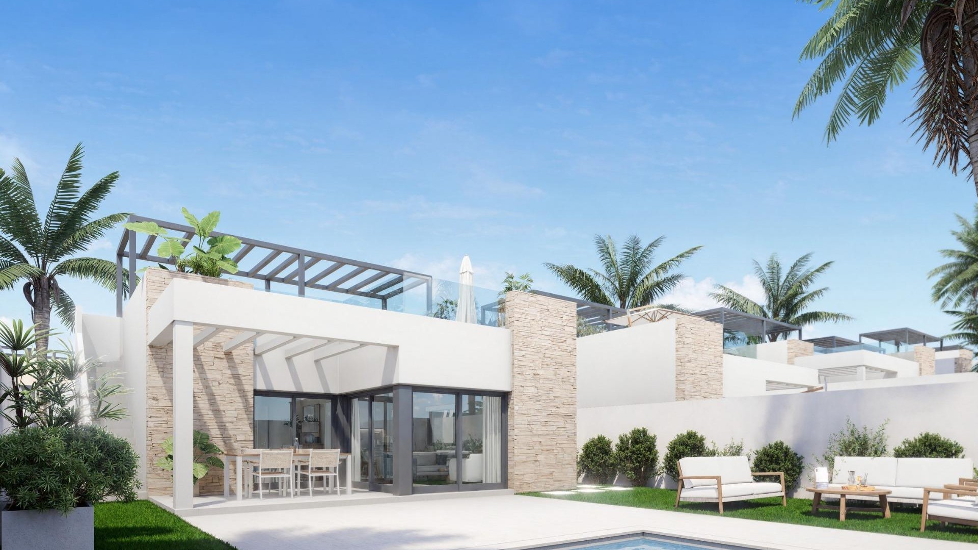 Nouvelle construction - Vrijstaande Villa -
Vera - Valle del Este Golf