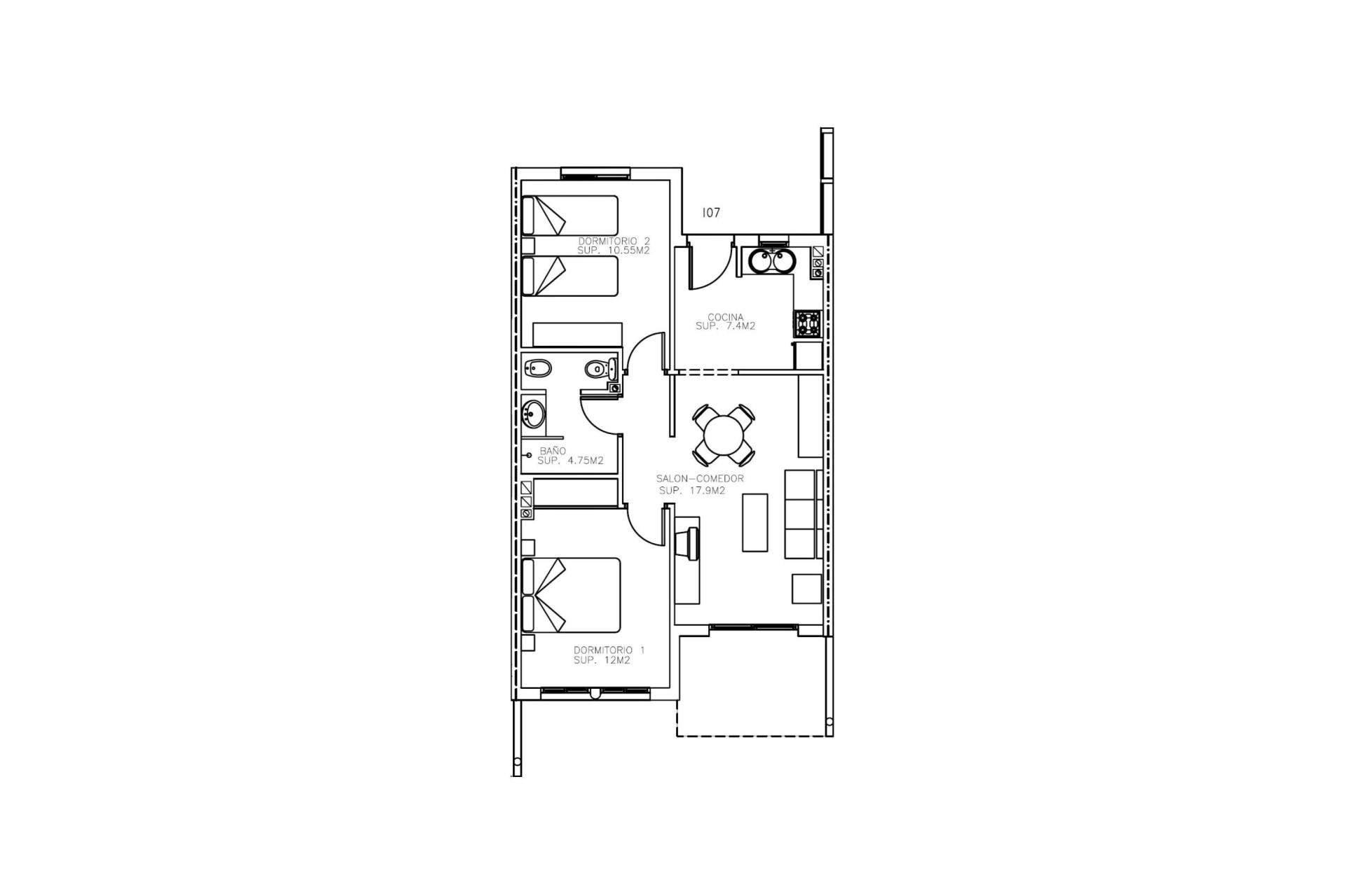 Nowa konstrukcja - Apartament / Mieszkanie -
Águilas - Collados