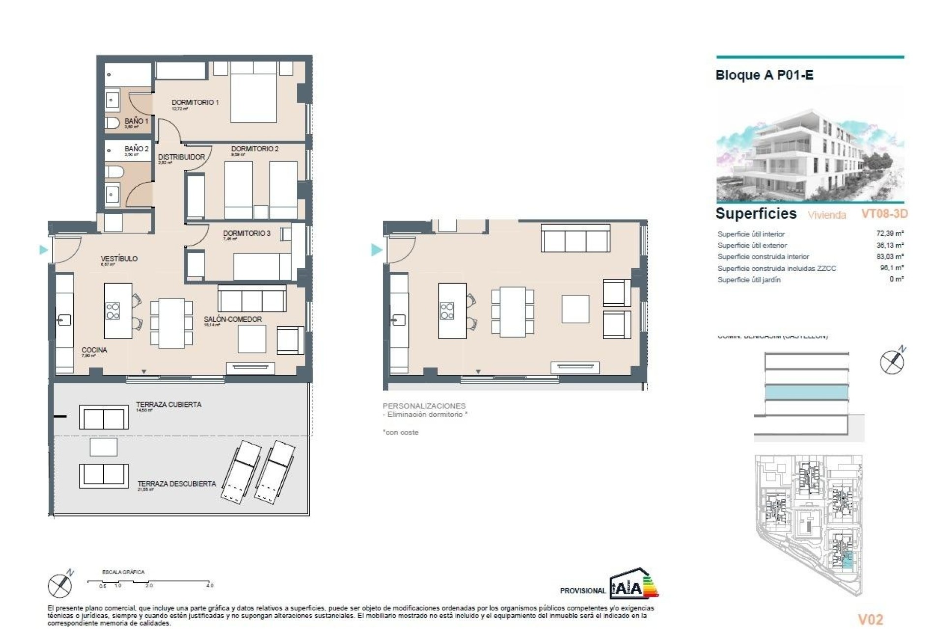 Nowa konstrukcja - Apartament / Mieszkanie -
Benicassim - Almadraba