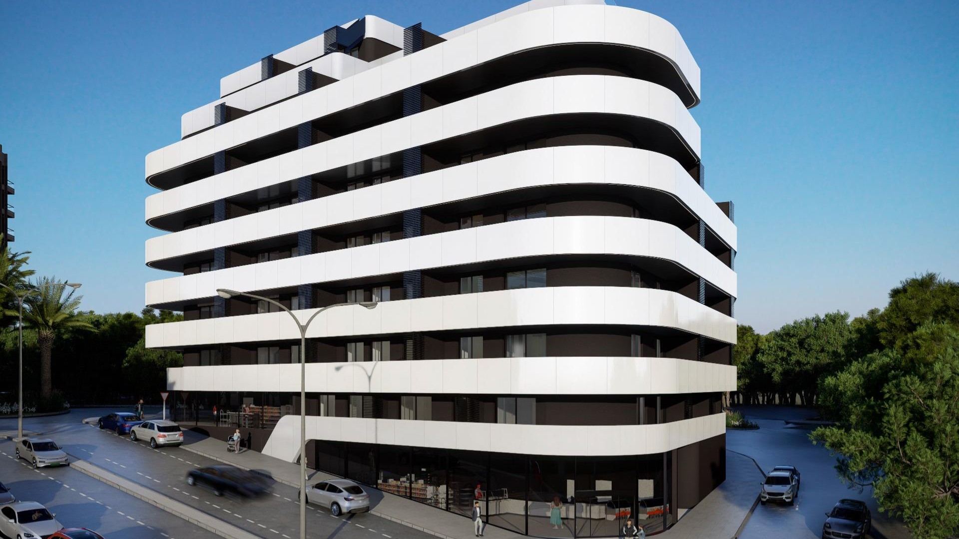 Nowa konstrukcja - Apartament mieszkanie -
Calpe - Arenal Bol