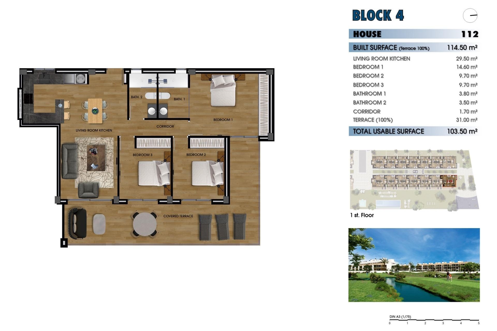 Nowa konstrukcja - Apartament / Mieszkanie -
Los Alcazares - La Serena Golf