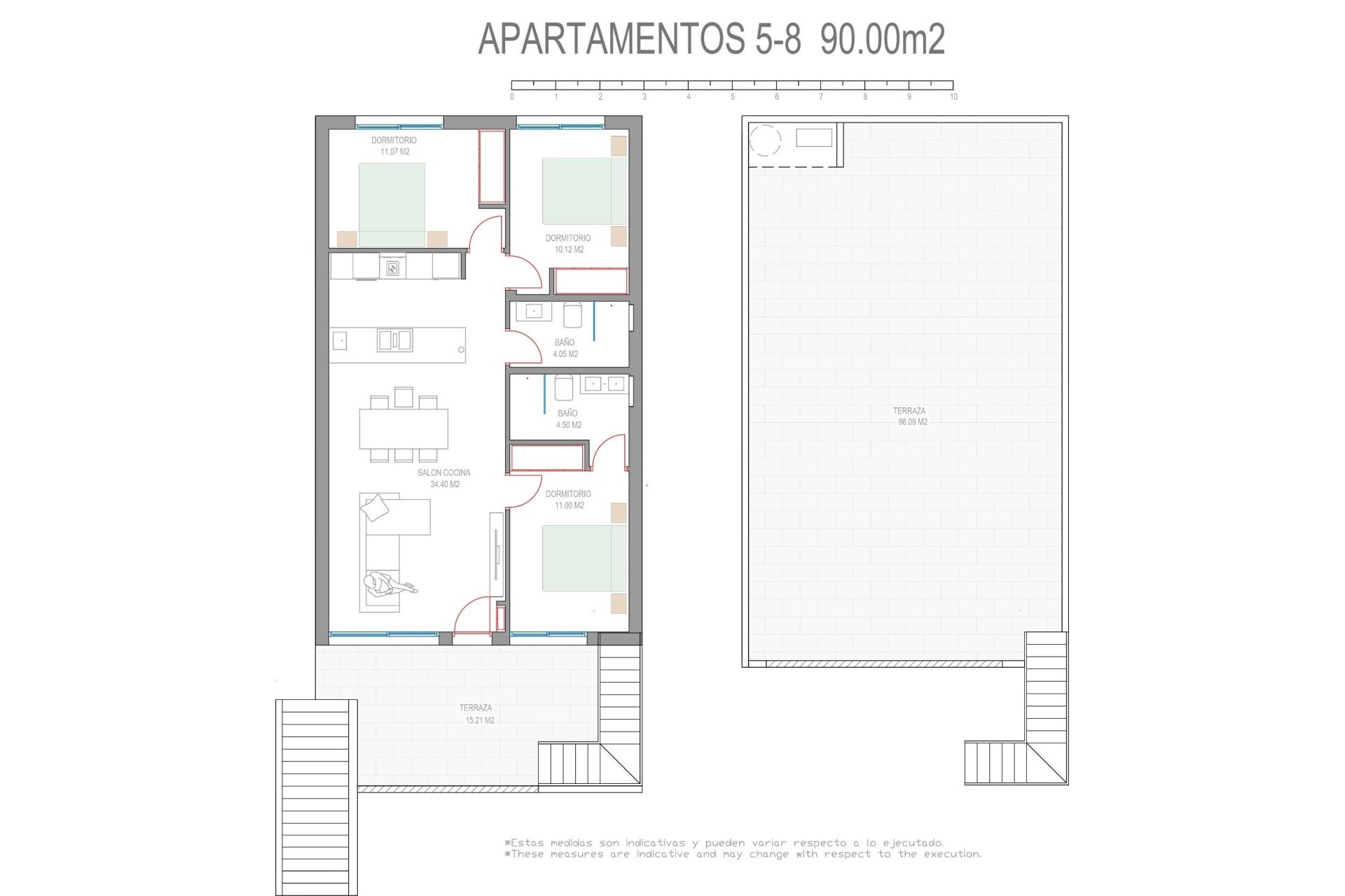 Nowa konstrukcja - Apartament / Mieszkanie -
Pilar de la Horadada - Parque del Mediterraneo