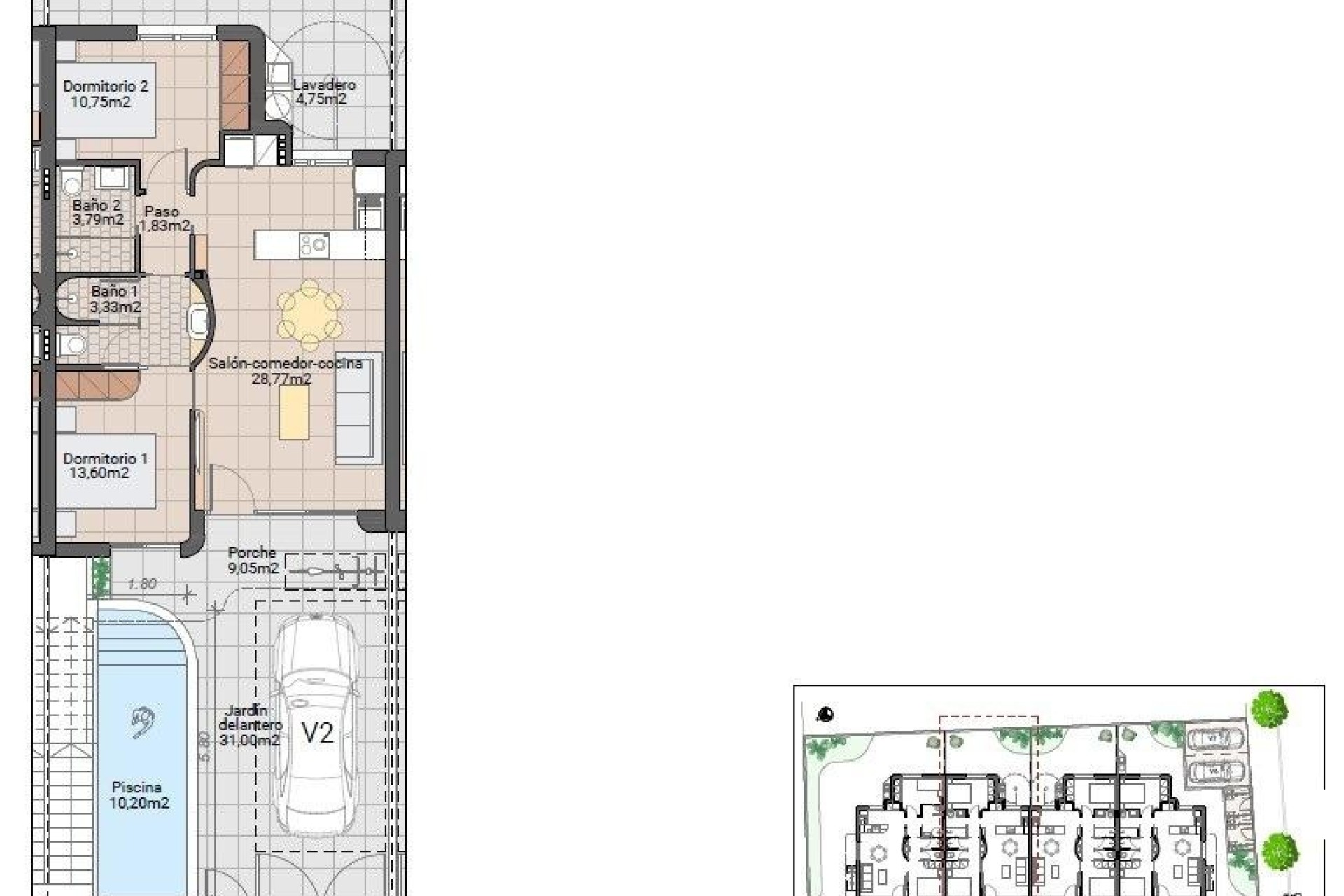 Nowa konstrukcja - Apartament / Mieszkanie -
Pilar de la Horadada - pueblo