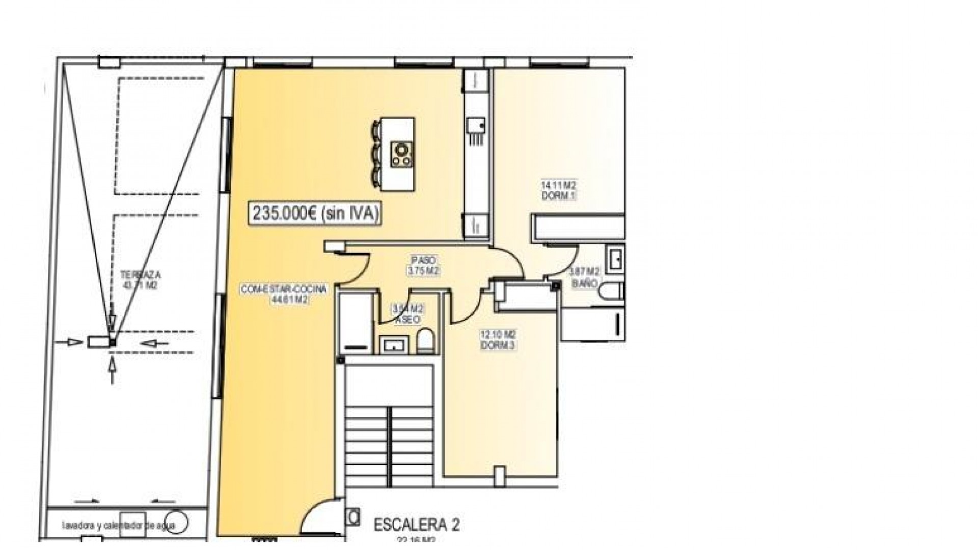 Nowa konstrukcja - Apartament mieszkanie -
San Miguel de Salinas - Pueblo