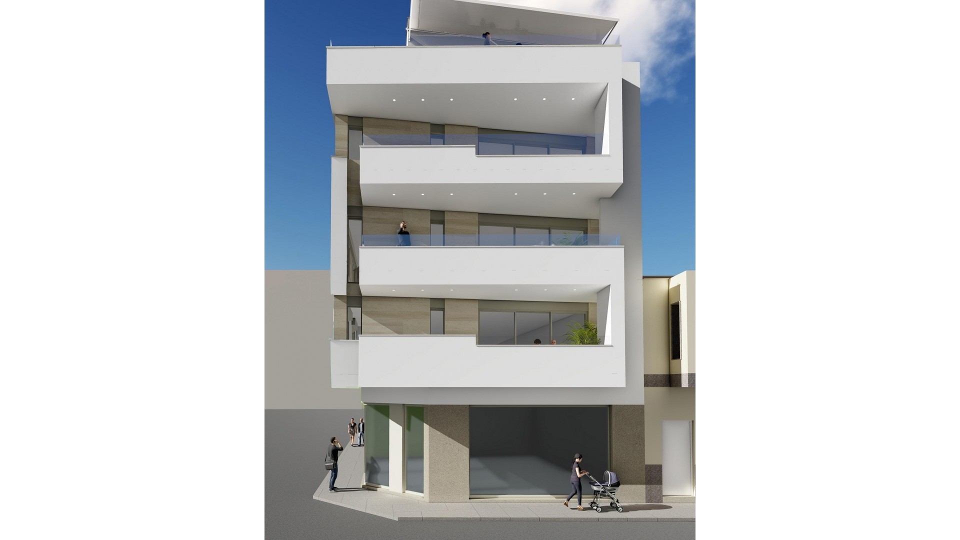 Nowa konstrukcja - Apartament mieszkanie -
Torrevieja - Playa del Cura