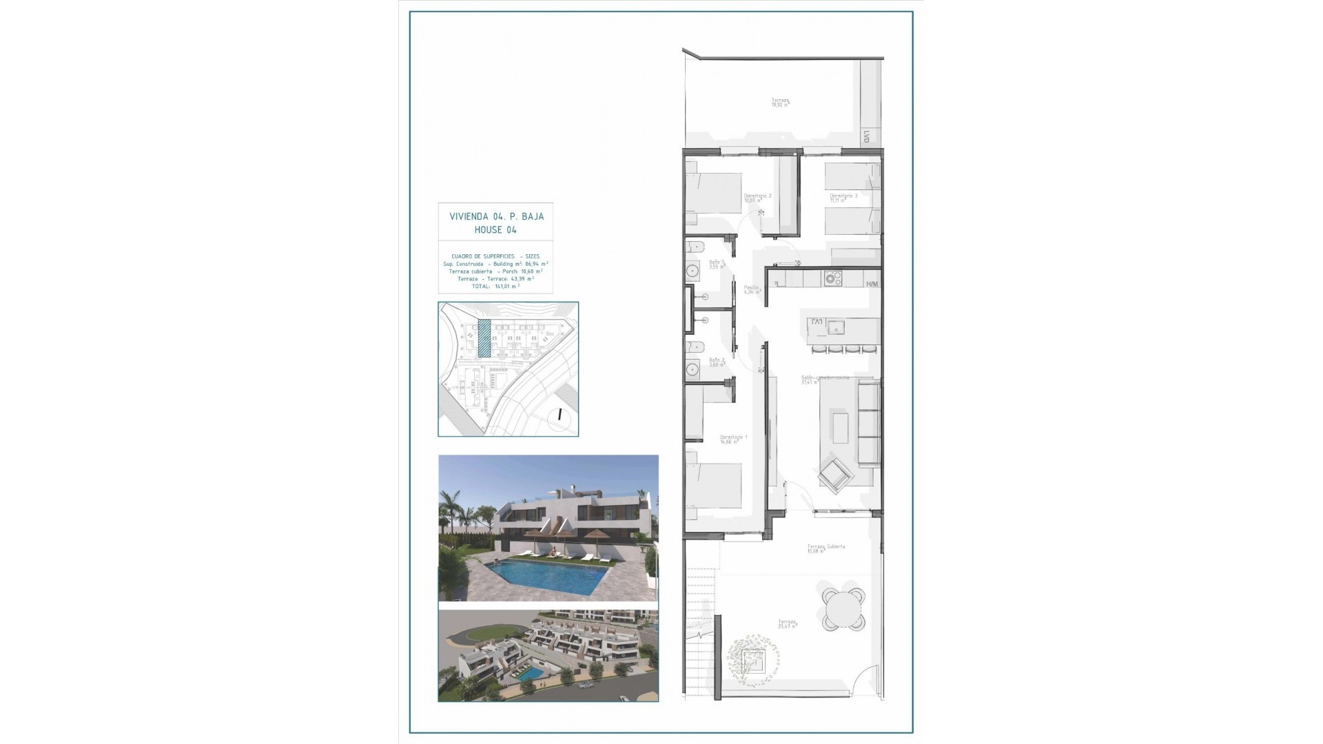Nowa konstrukcja - Apartament mieszkanie -
Vera - Pueblo Salinas