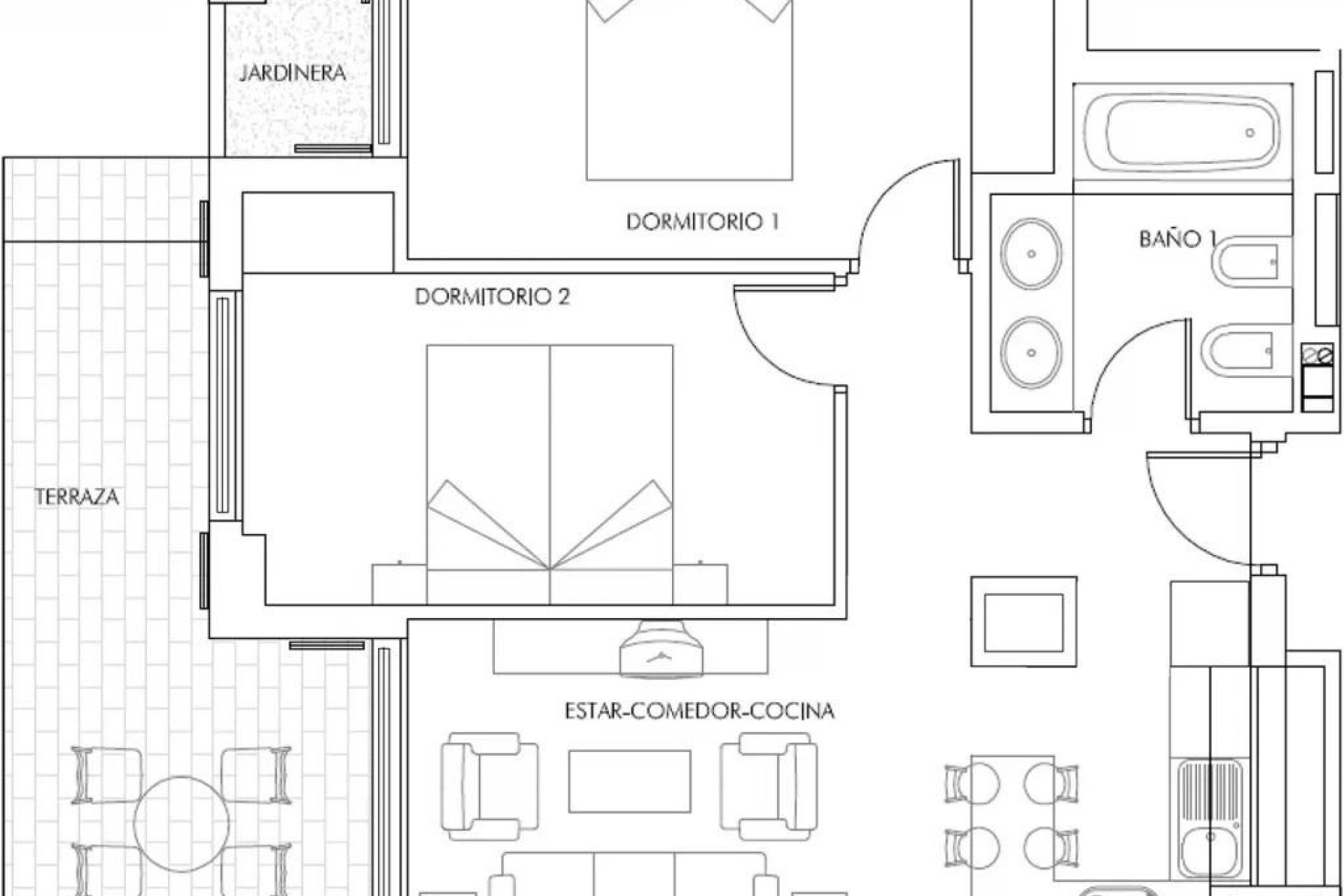 Nowa konstrukcja - Apartament / Mieszkanie -
Vera - Puerto del Rey