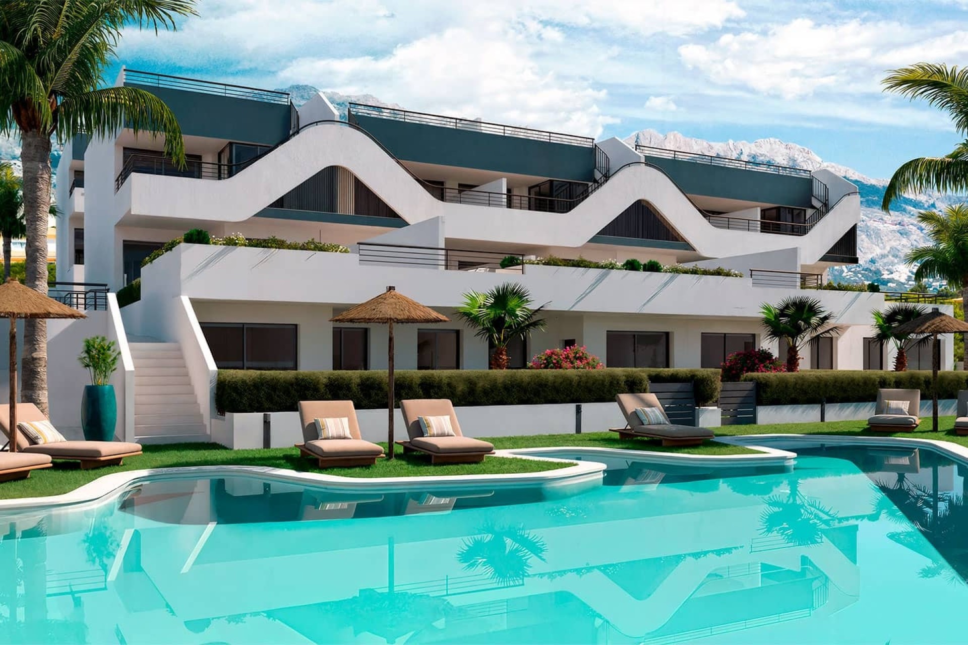 Nowa konstrukcja - Bungalow dolny -
Alfaz del Pi