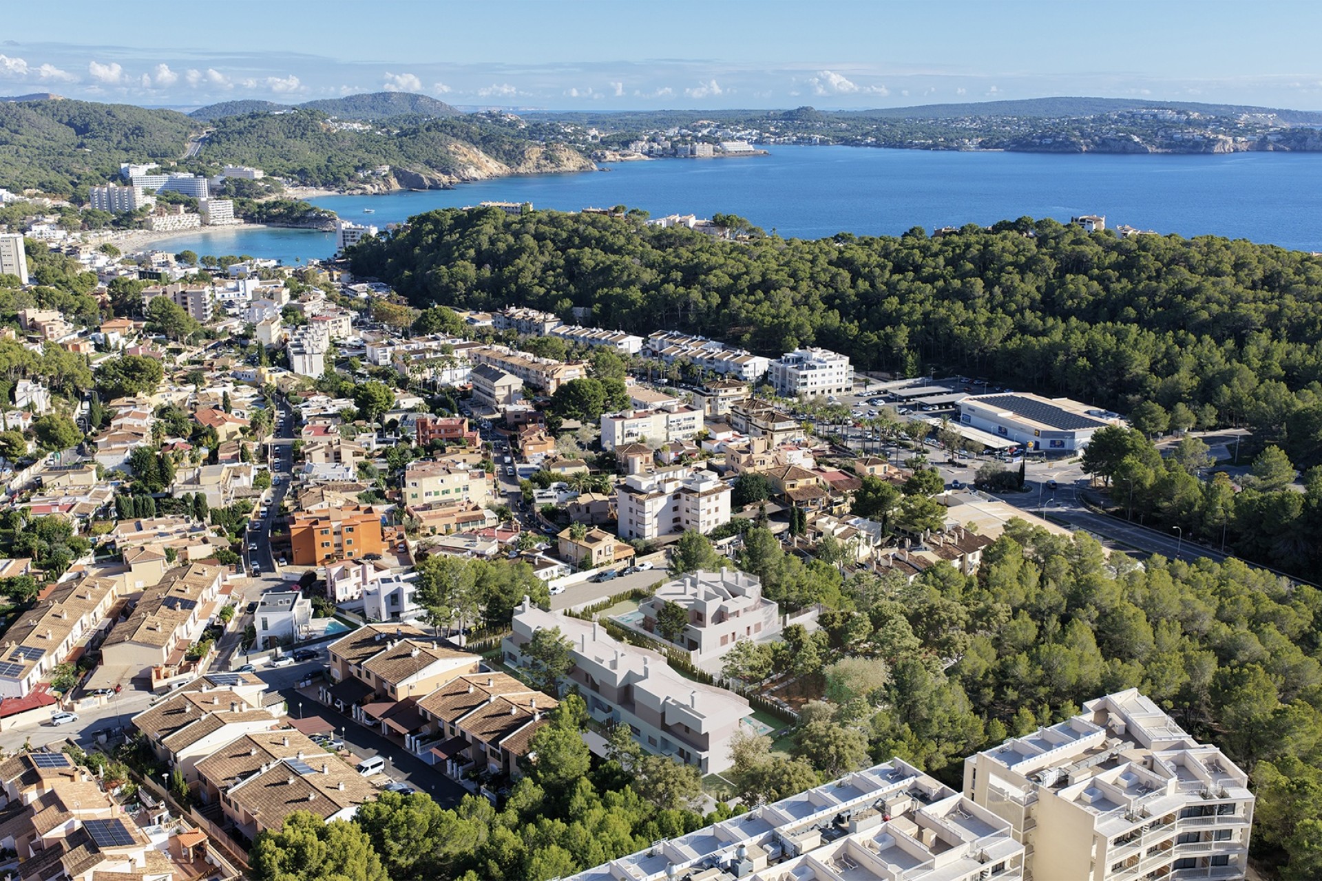 Nowa konstrukcja - Dom miejski -
Peguera - Spain