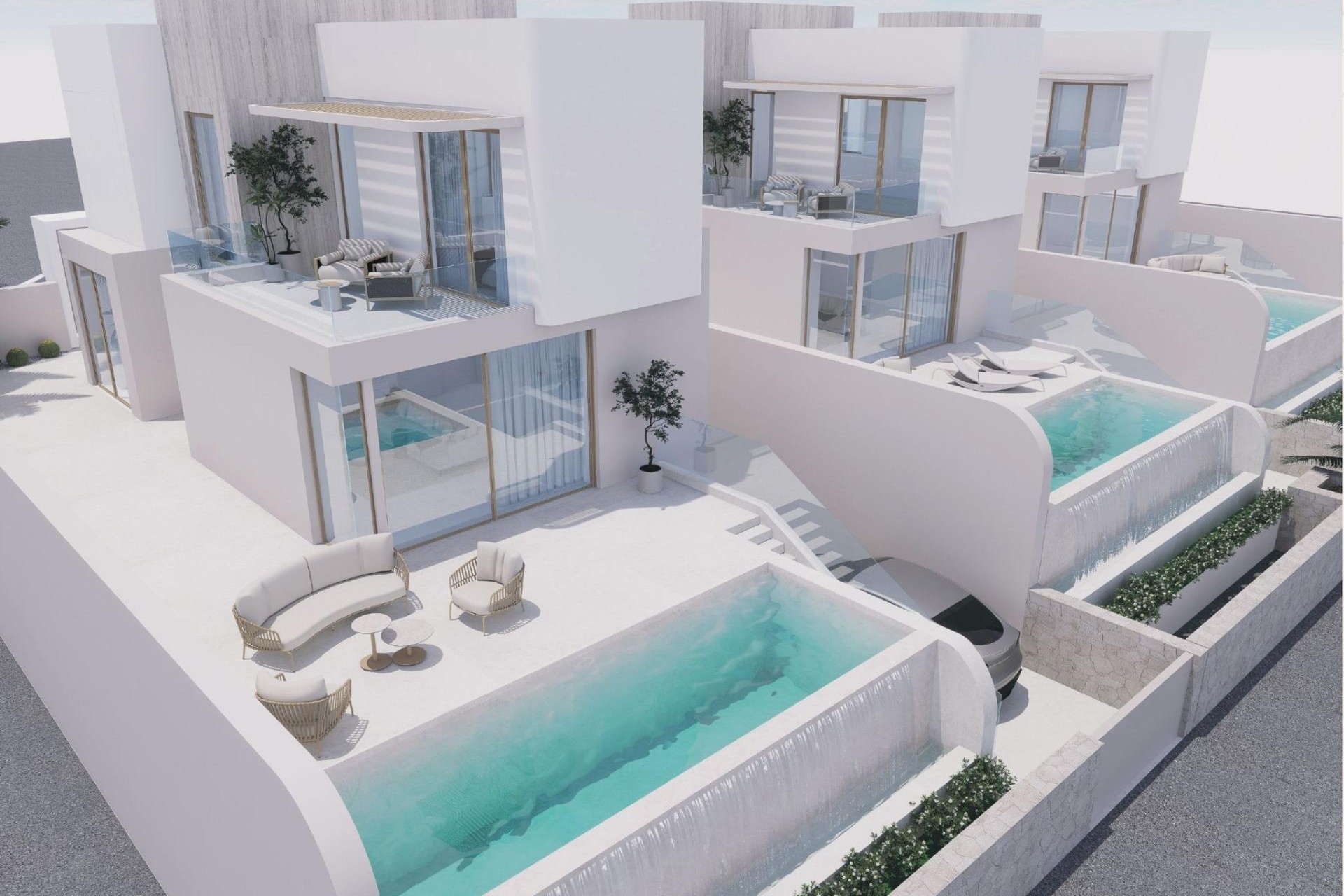 Nowa konstrukcja - Willa wolnostojąca -
Algorfa - Montemar