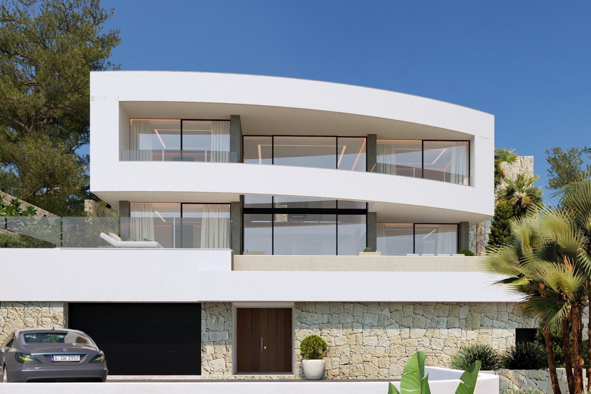 Nowa konstrukcja - Willa wolnostojąca -
Calpe - Empedrola