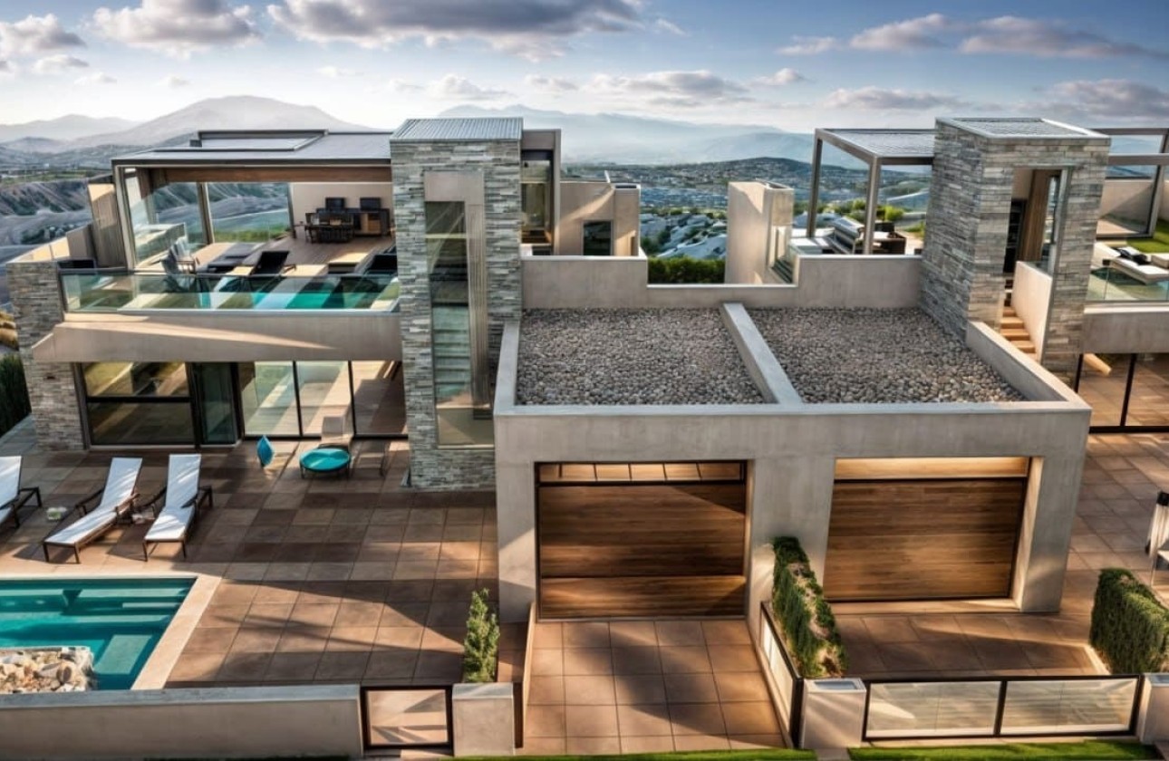 Nowa konstrukcja - Willa wolnostojąca -
Fuente Álamo