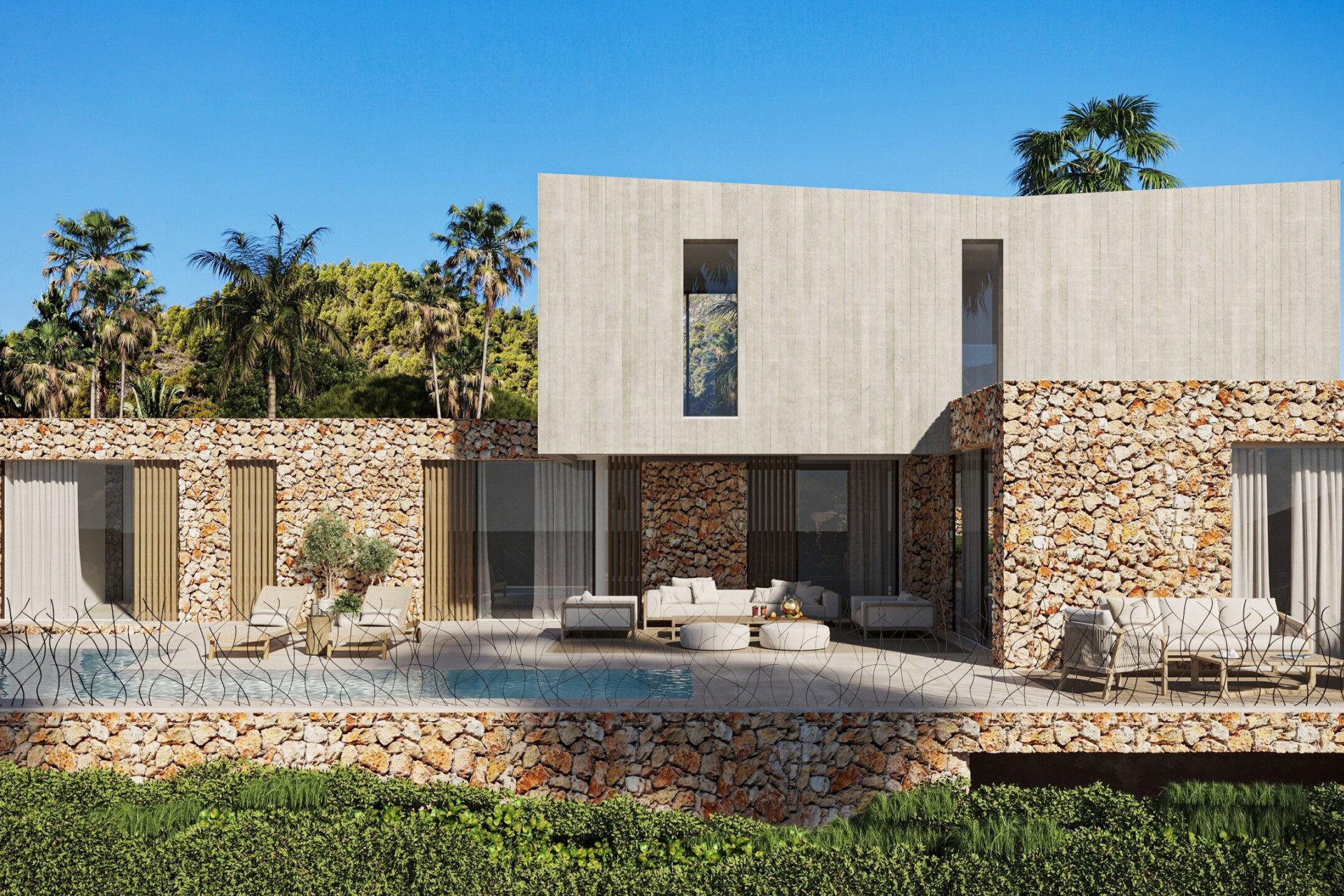Nowa konstrukcja - Willa wolnostojąca -
Jávea