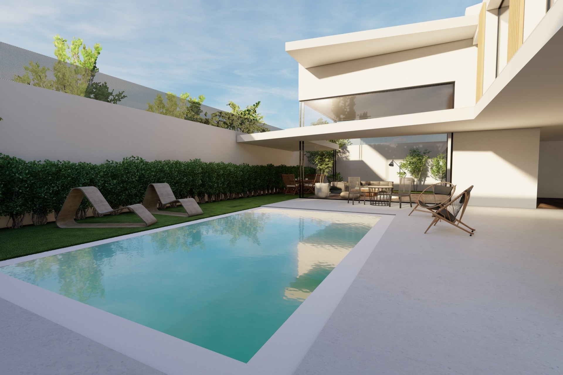 Nowa konstrukcja - Willa wolnostojąca -
Los Baños de Fortuna