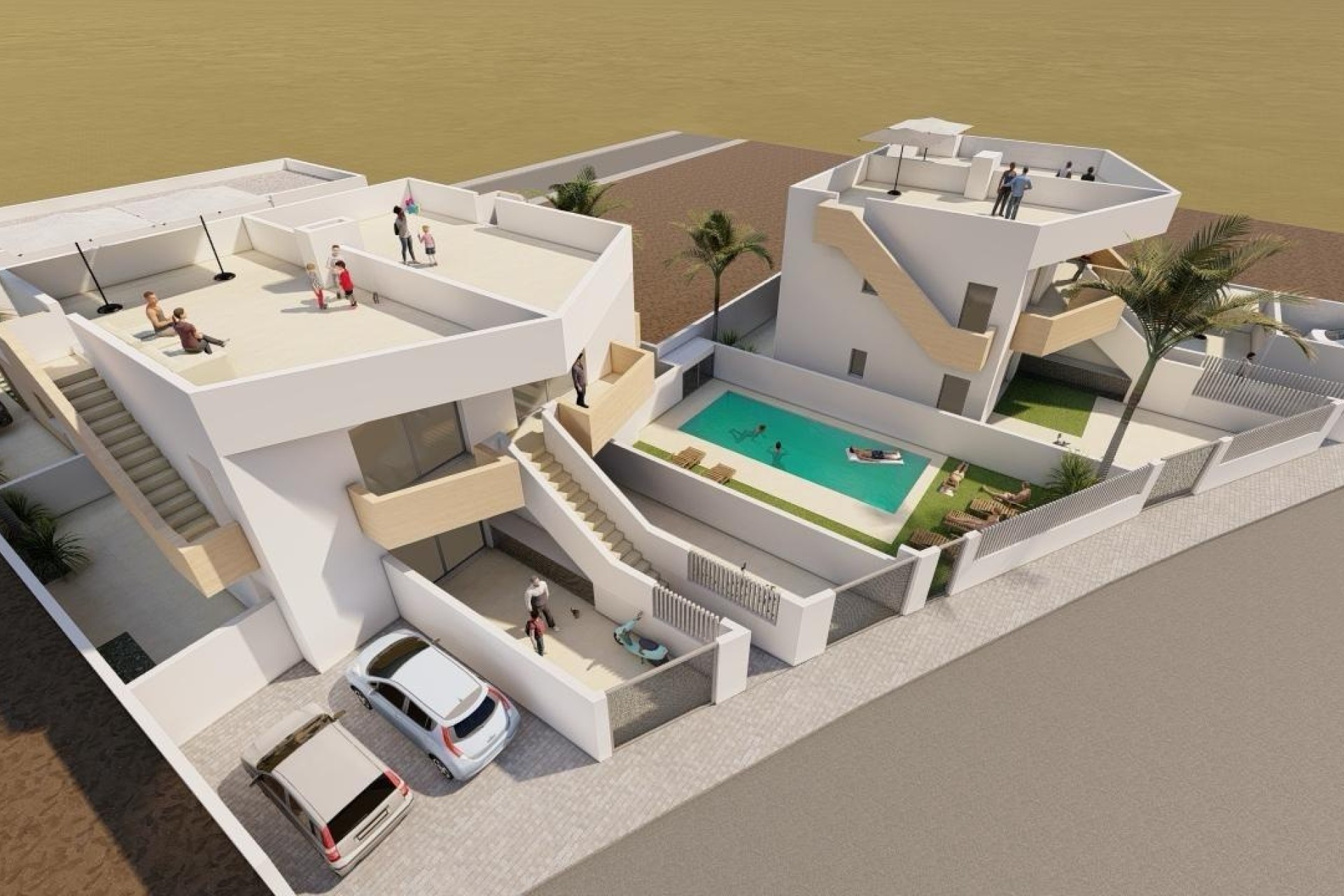 Nowa konstrukcja - Willa wolnostojąca -
Puerto de mazarron - Mar De Plata