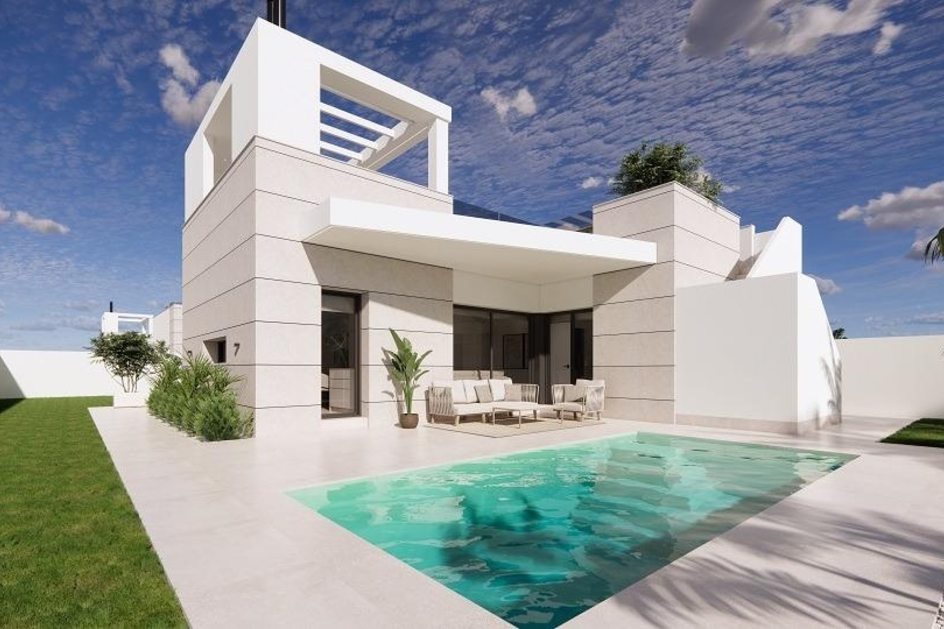 Nowa konstrukcja - Willa wolnostojąca -
Torrevieja - San Luis