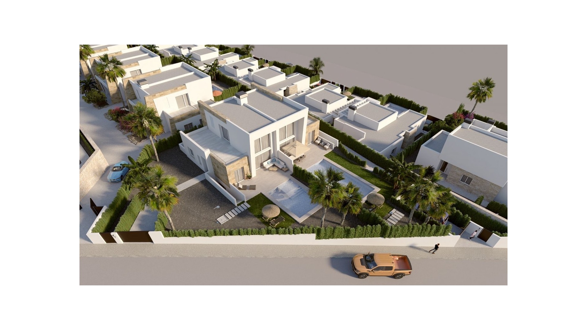 Nybyggd - Fristående villa -
Algorfa - La Finca Golf