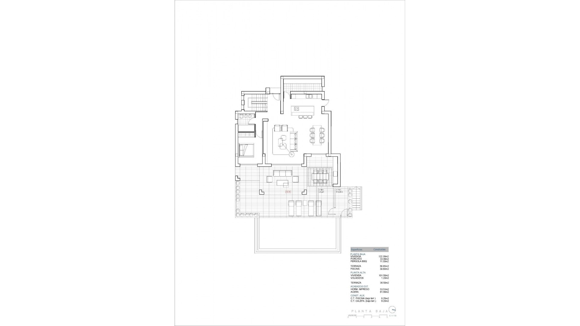 Nybyggd - Fristående villa -
Benissa - La Fustera