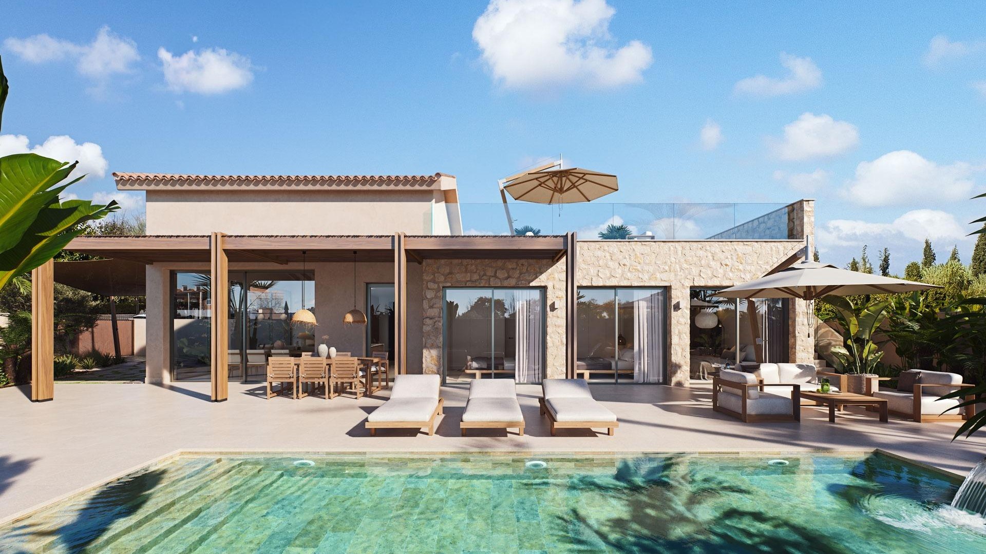 Nybyggd - Fristående villa -
Cabo de Palos - Cala Flores