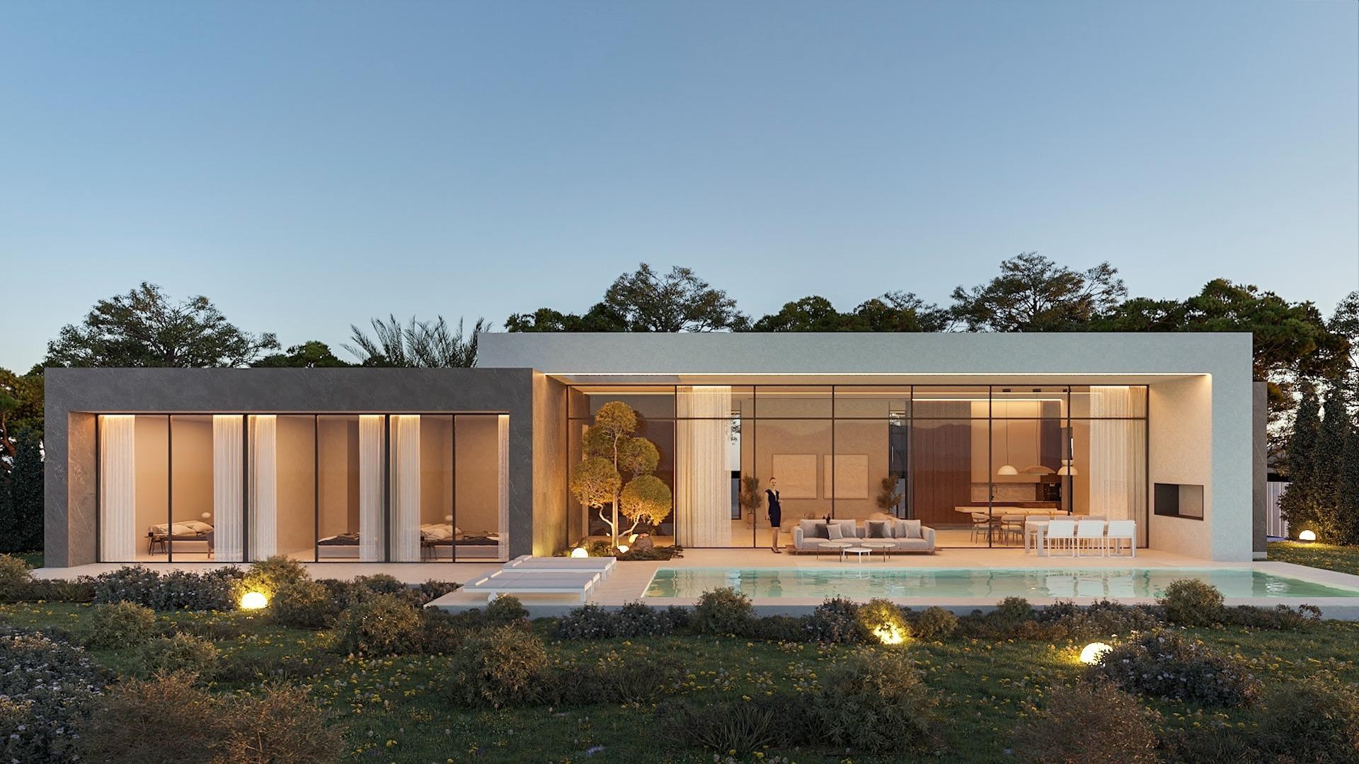 Nybyggd - Fristående villa -
Calpe - Pla roig