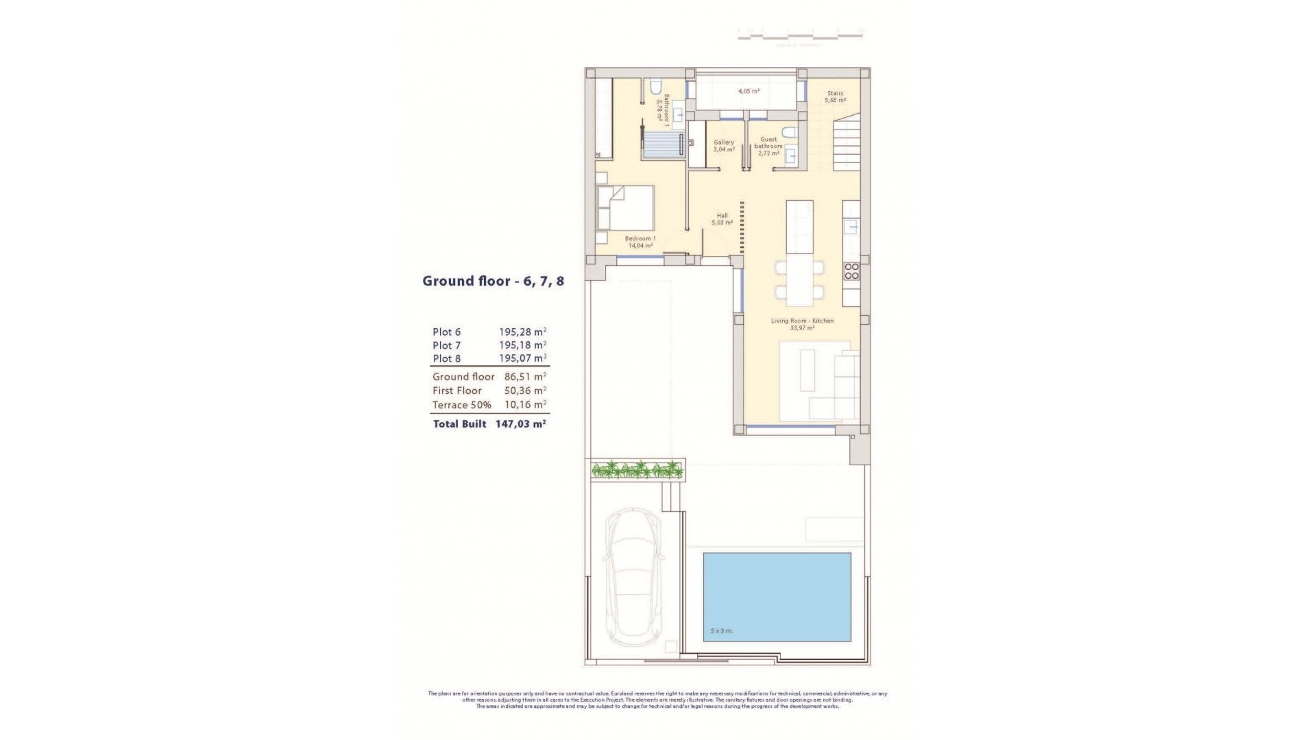 Nybyggd - Fristående villa -
Dolores - pueblo