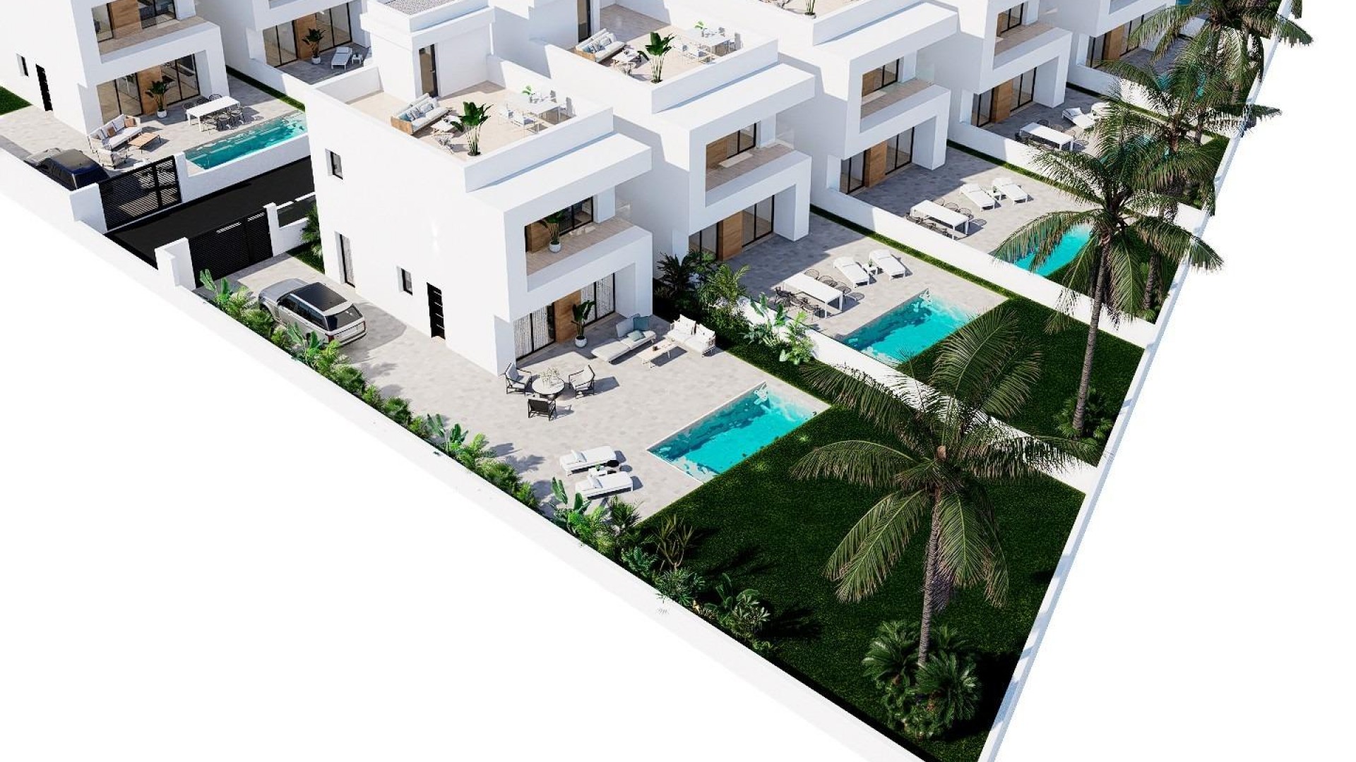 Nybyggd - Fristående villa -
Orihuela Costa - La Zenia