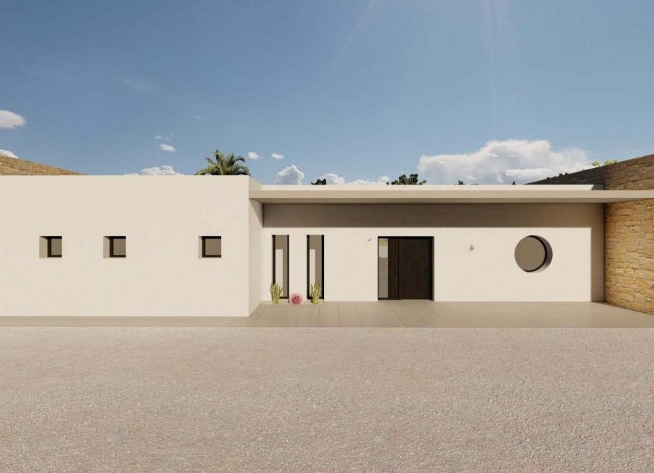 Nybyggd - Fristående villa -
Pinoso - Campo