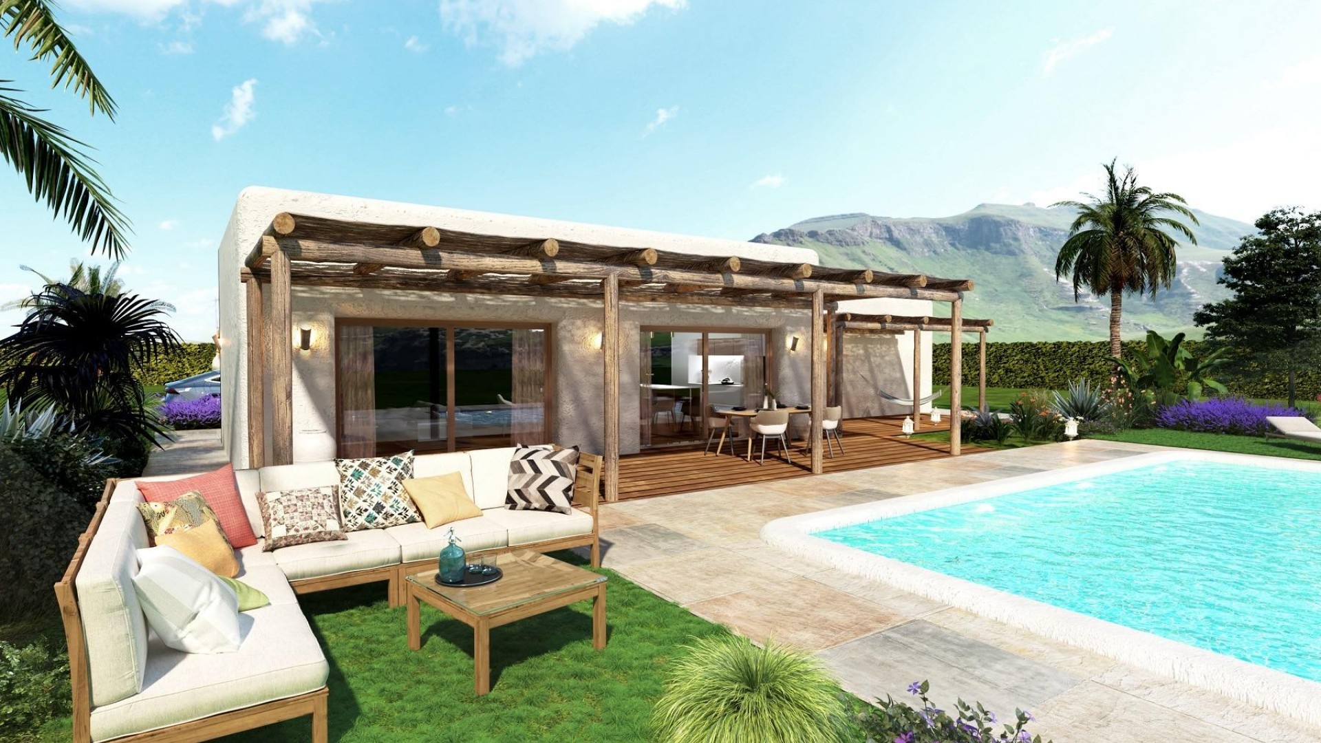 Nybyggd - Fristående villa -
Pinoso - Rodriguillo