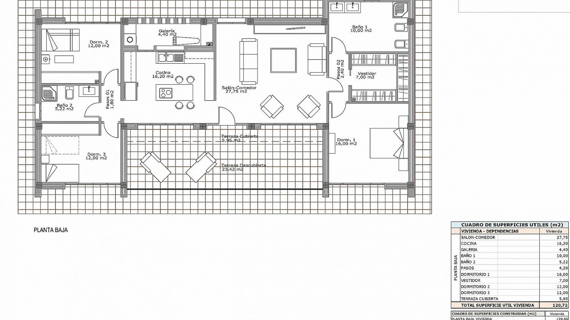 Nybyggd - Fristående villa -
Pinoso